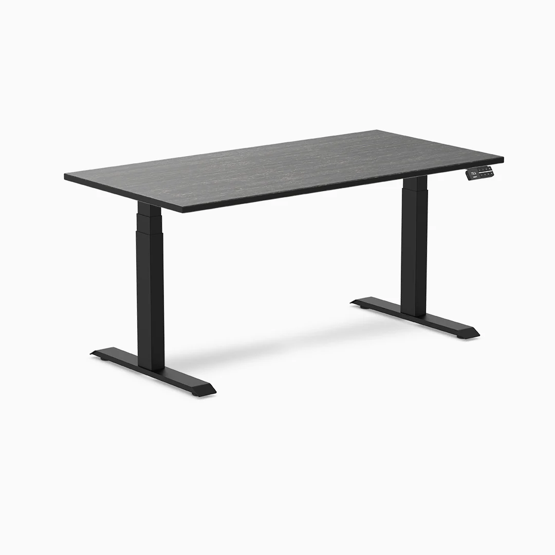 Almost Perfect Desky Dual Bamboo Sit Stand Desk - Image 21