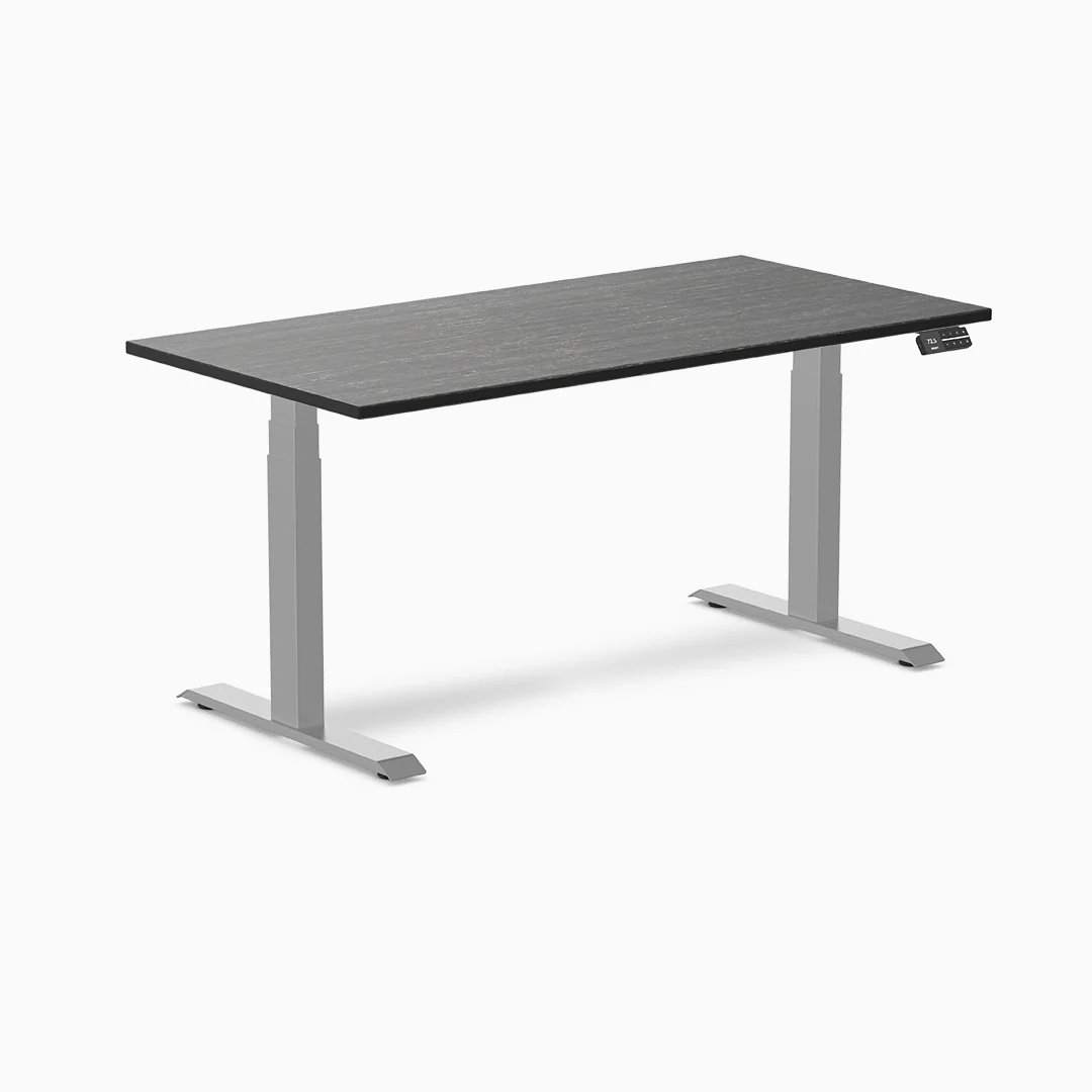 Almost Perfect Desky Dual Bamboo Sit Stand Desk - Image 23