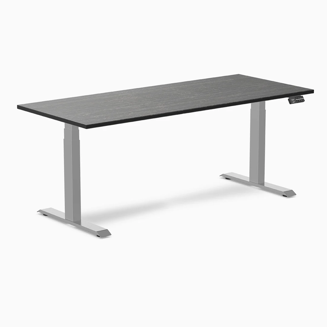 Almost Perfect Desky Dual Bamboo Sit Stand Desk - Image 26
