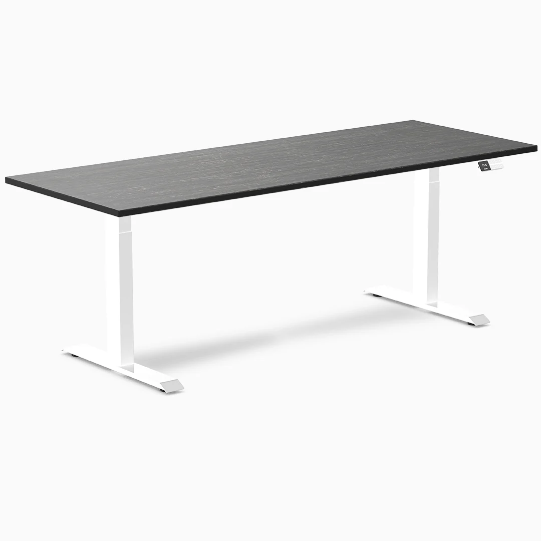 Almost Perfect Desky Dual Bamboo Sit Stand Desk - Image 28