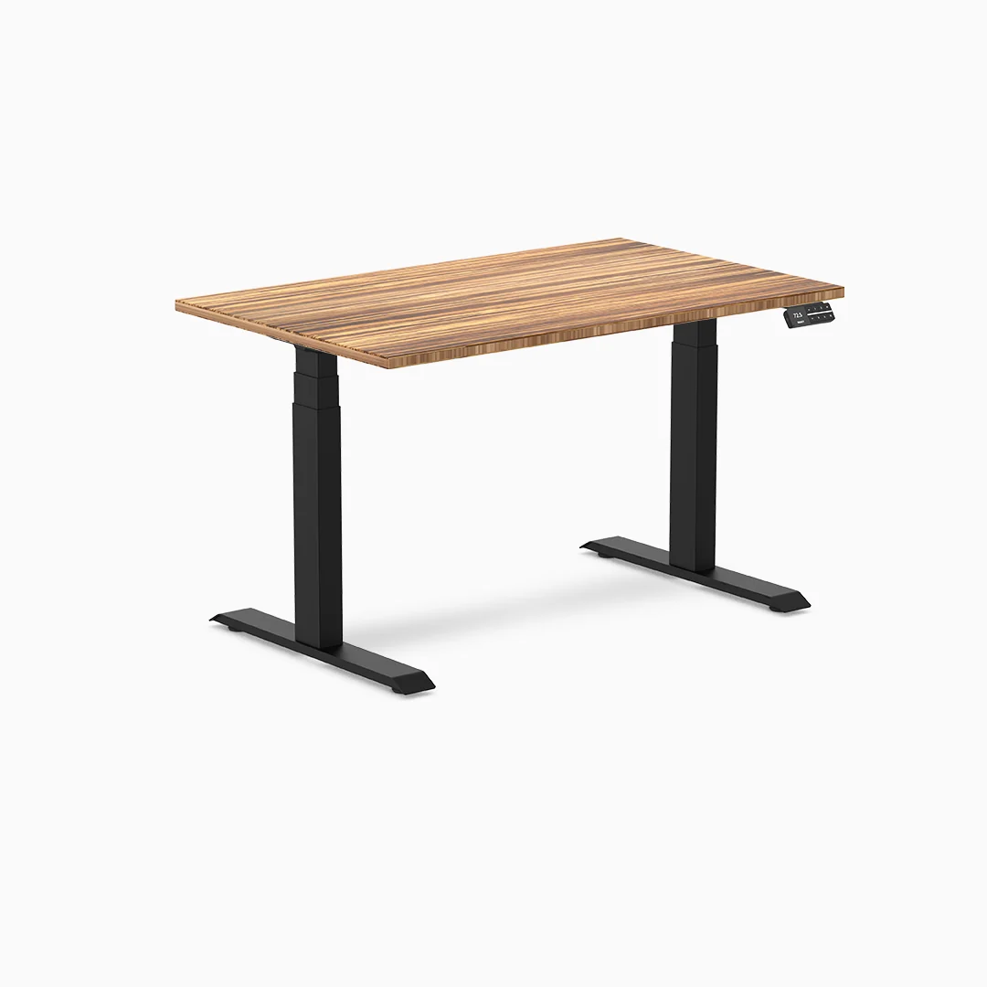 Almost Perfect Desky Dual Bamboo Sit Stand Desk - Image 30