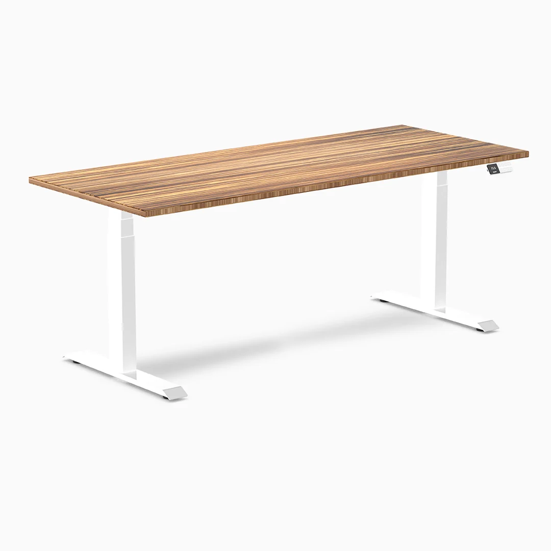 Almost Perfect Desky Dual Bamboo Sit Stand Desk - Image 37