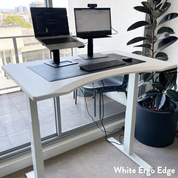 Almost Perfect Desky Dual Ergo Edge Sit Stand Desk - Image 12