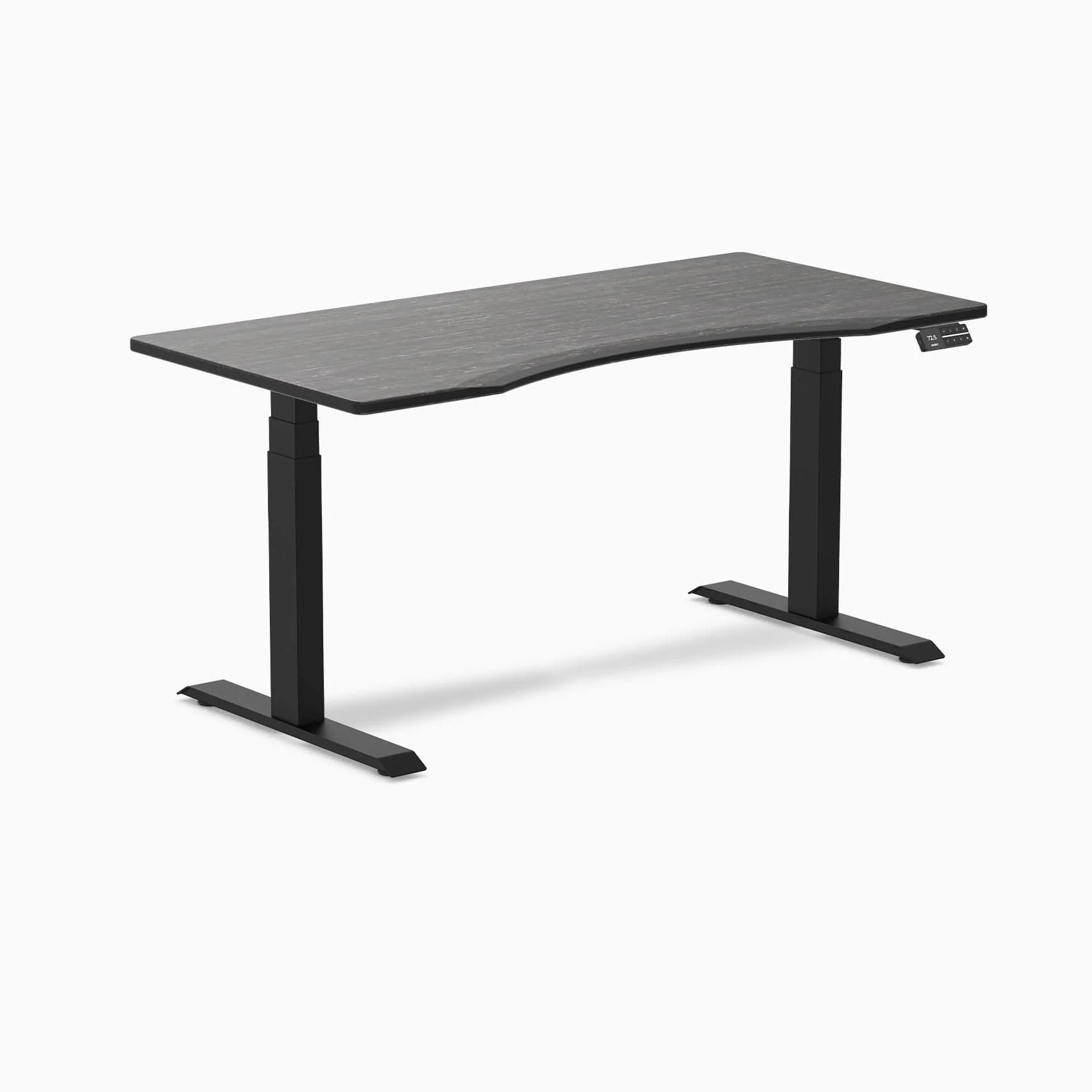 Almost Perfect Desky Dual Ergo Edge Sit Stand Desk - Image 25