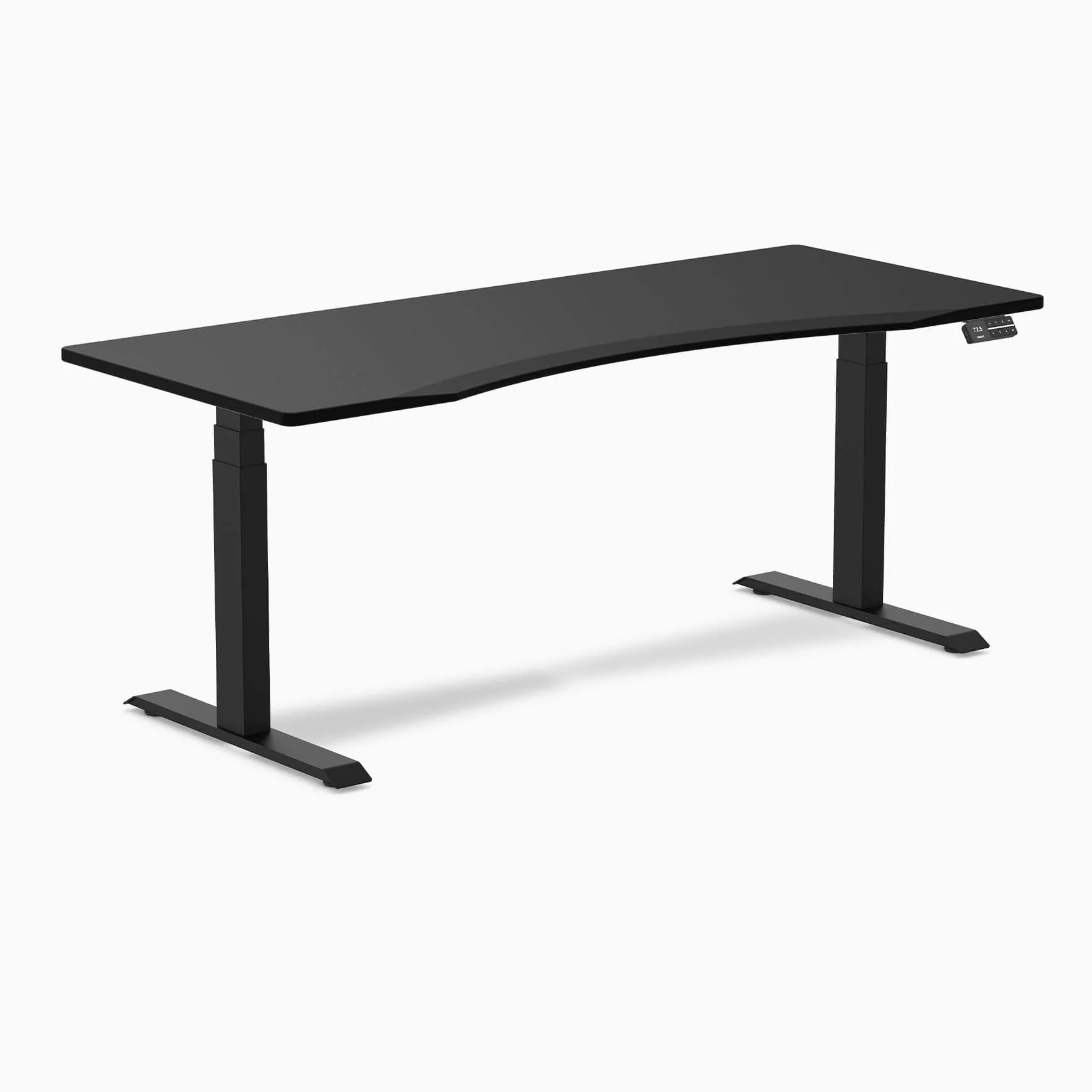Almost Perfect Desky Dual Ergo Edge Sit Stand Desk - Image 37