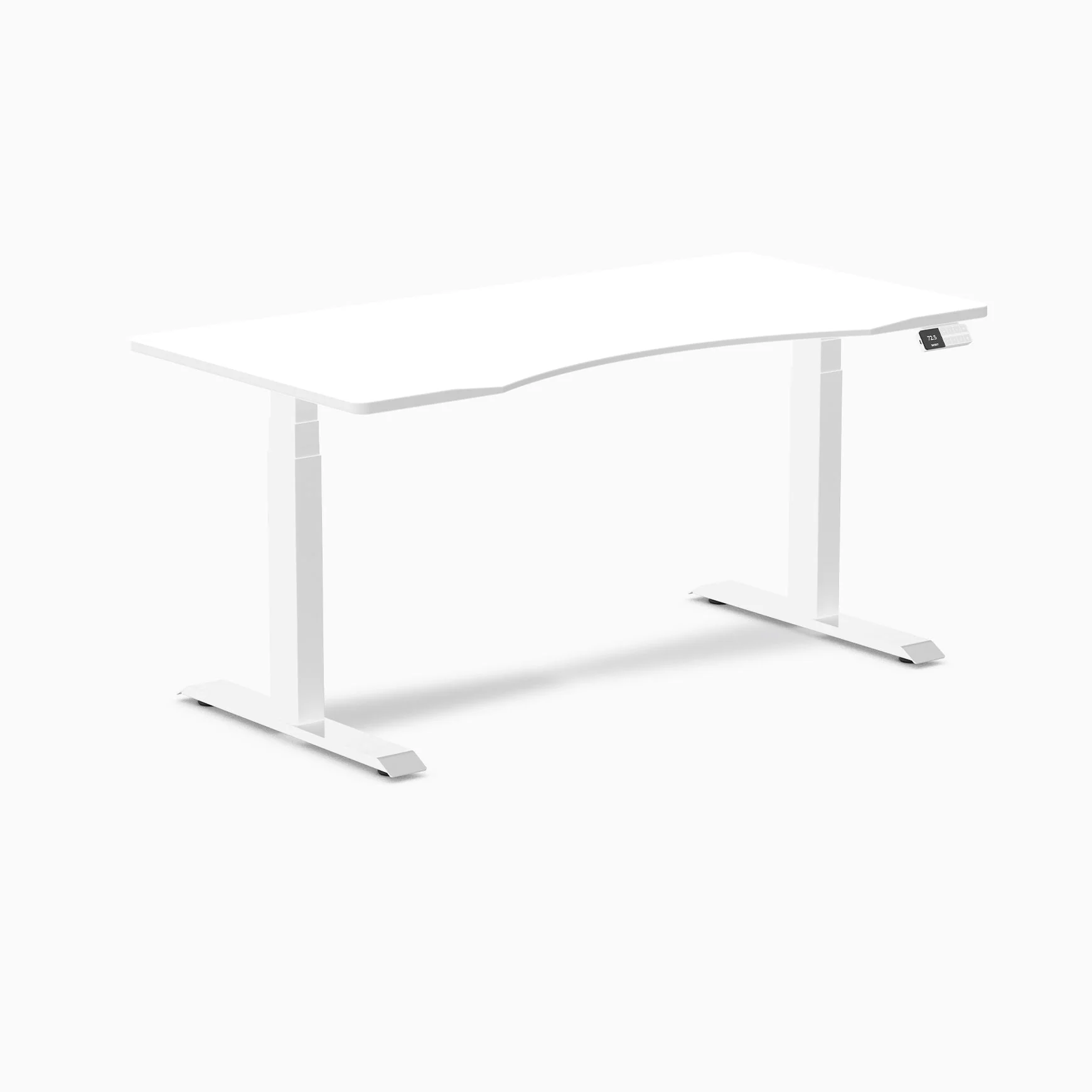 Almost Perfect Desky Dual Ergo Edge Sit Stand Desk - Image 44