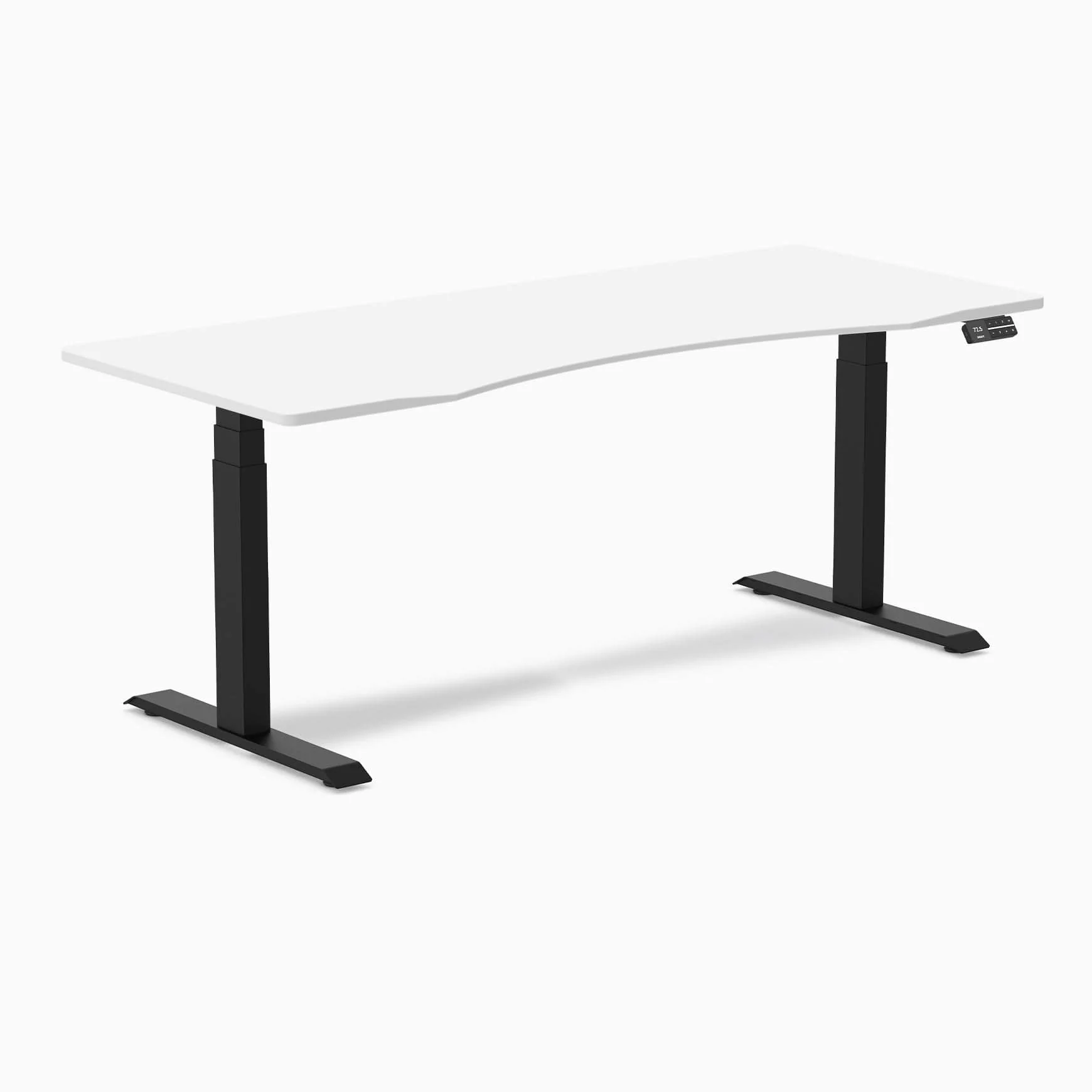 Almost Perfect Desky Dual Ergo Edge Sit Stand Desk - Image 46