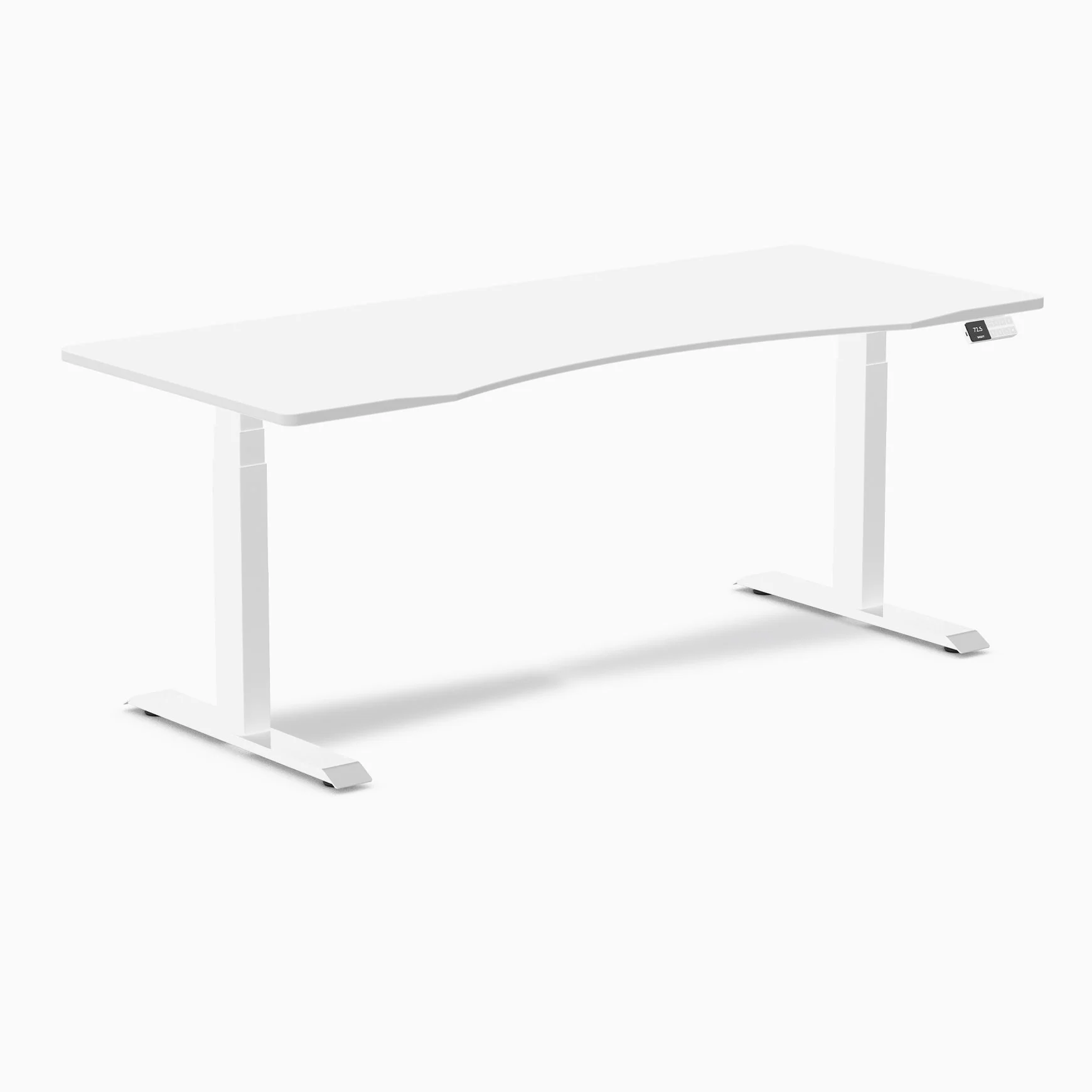 Almost Perfect Desky Dual Ergo Edge Sit Stand Desk - Image 47
