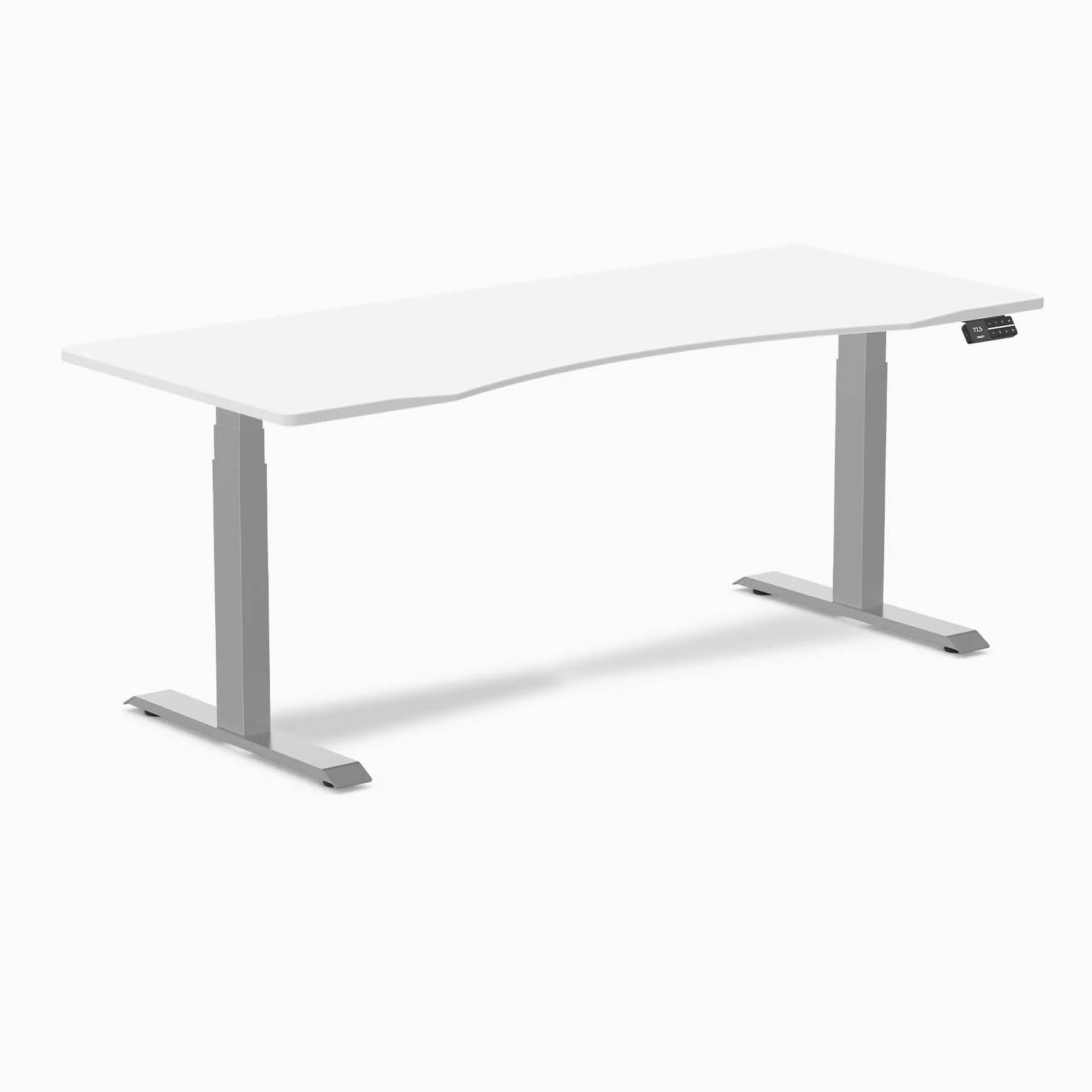 Almost Perfect Desky Dual Ergo Edge Sit Stand Desk - Image 48
