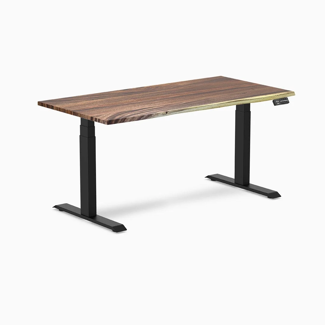 Almost Perfect Desky Dual Hardwood Sit Stand Desk - Image 18