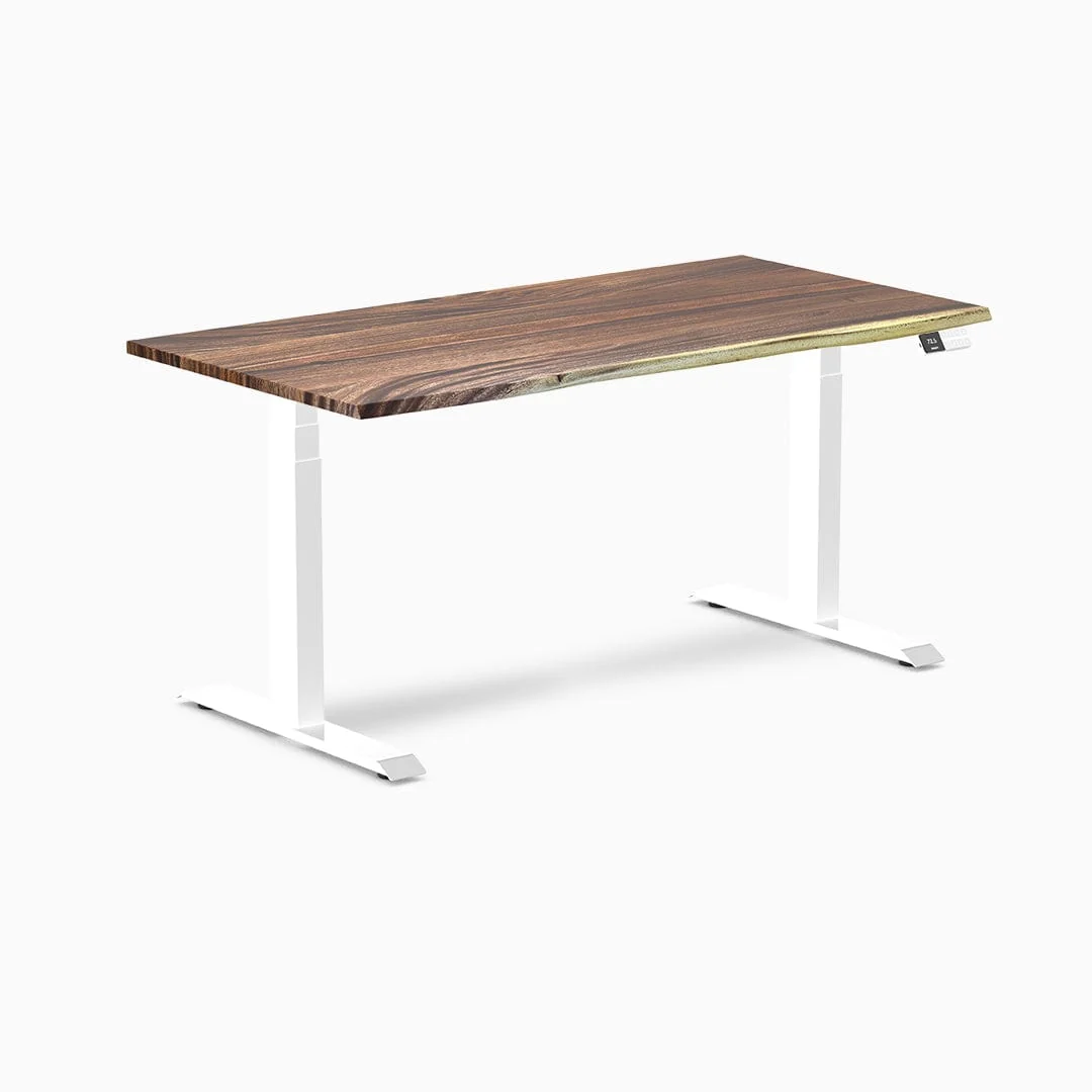 Almost Perfect Desky Dual Hardwood Sit Stand Desk - Image 19