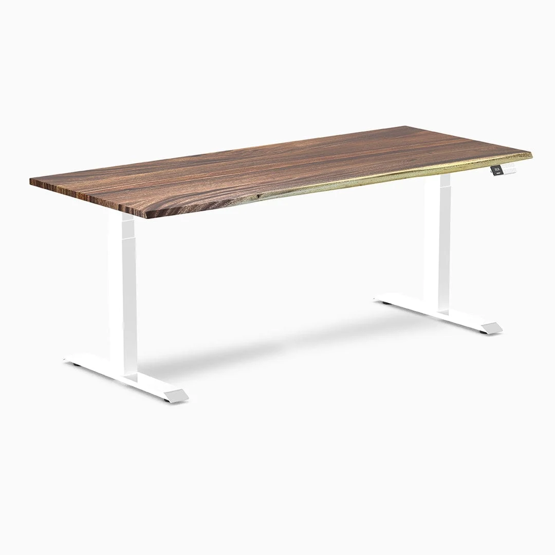 Almost Perfect Desky Dual Hardwood Sit Stand Desk - Image 22