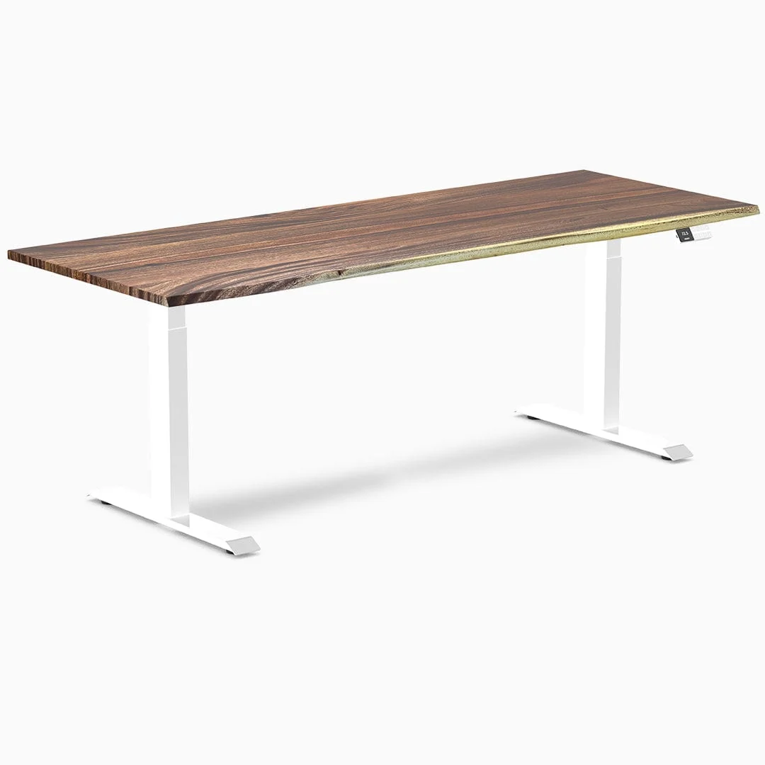 Almost Perfect Desky Dual Hardwood Sit Stand Desk - Image 25
