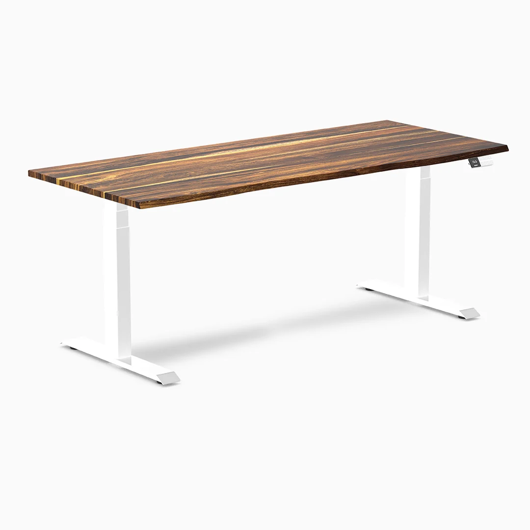 Almost Perfect Desky Dual Hardwood Sit Stand Desk - Image 33