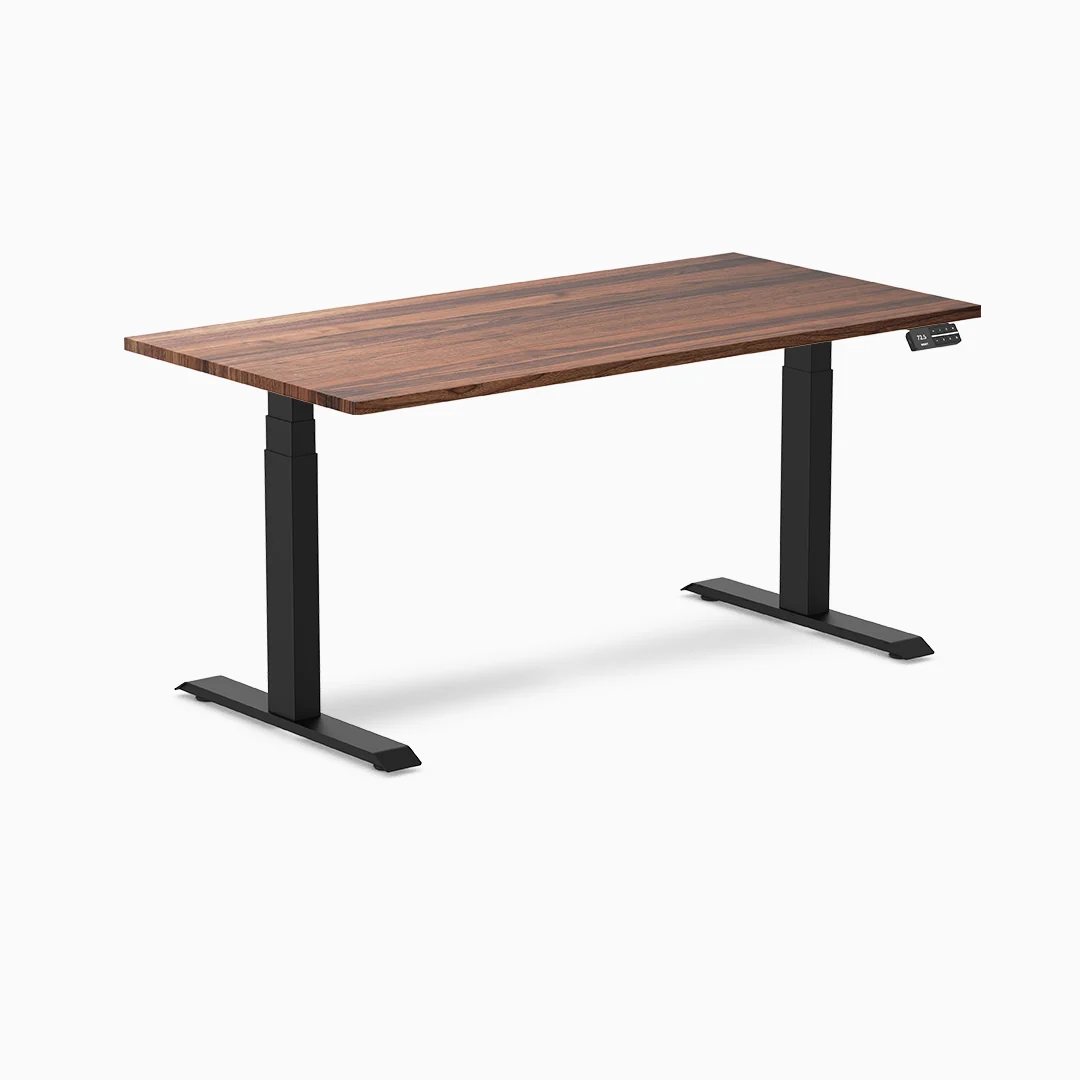 Almost Perfect Desky Dual Hardwood Sit Stand Desk - Image 41