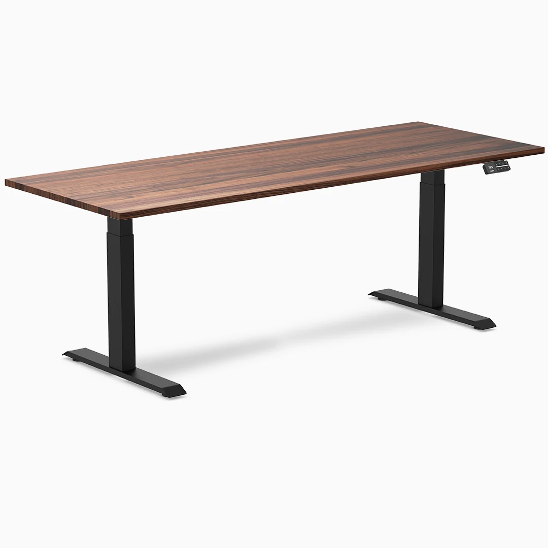 Almost Perfect Desky Dual Hardwood Sit Stand Desk - Image 47