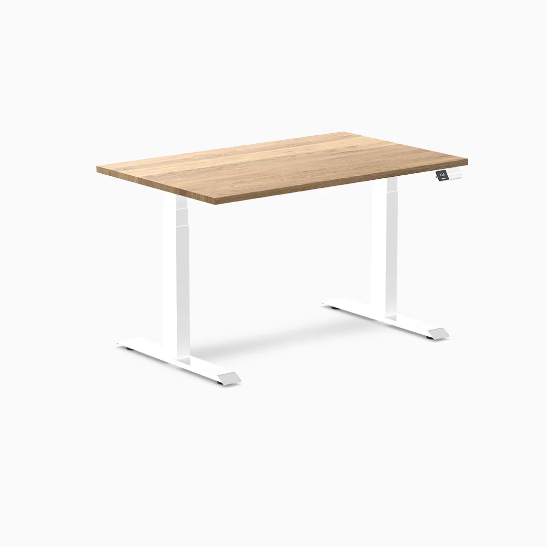 Almost Perfect Desky Dual Hardwood Sit Stand Desk - Image 51