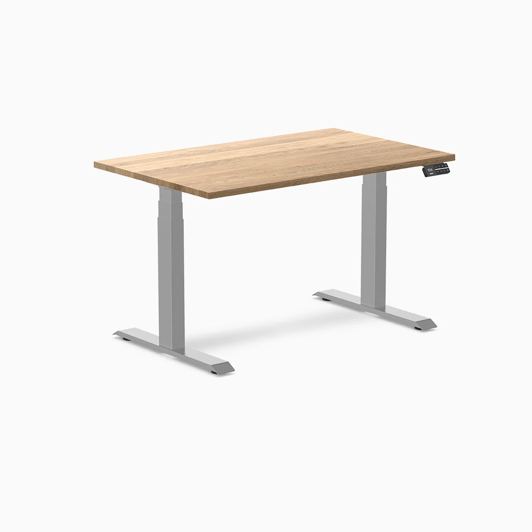 Almost Perfect Desky Dual Hardwood Sit Stand Desk - Image 52