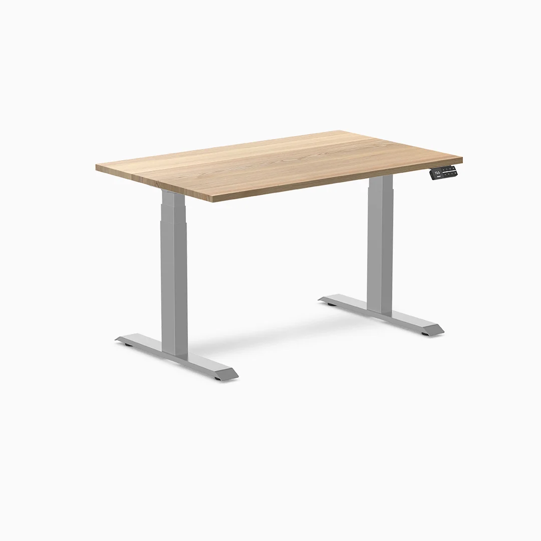 Almost Perfect Desky Dual Hardwood Sit Stand Desk - Image 64