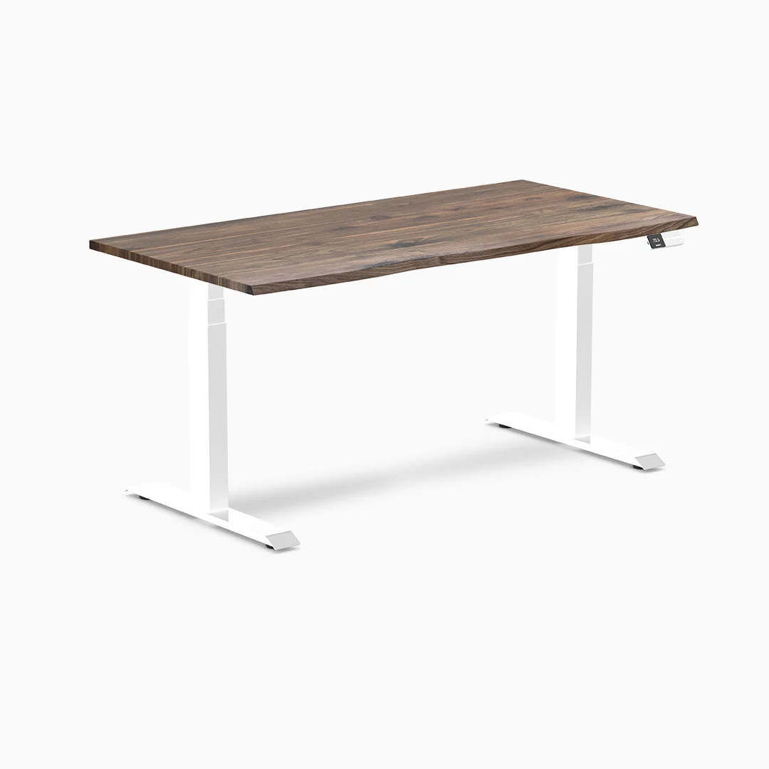 Almost Perfect Desky Dual Hardwood Sit Stand Desk - Image 78