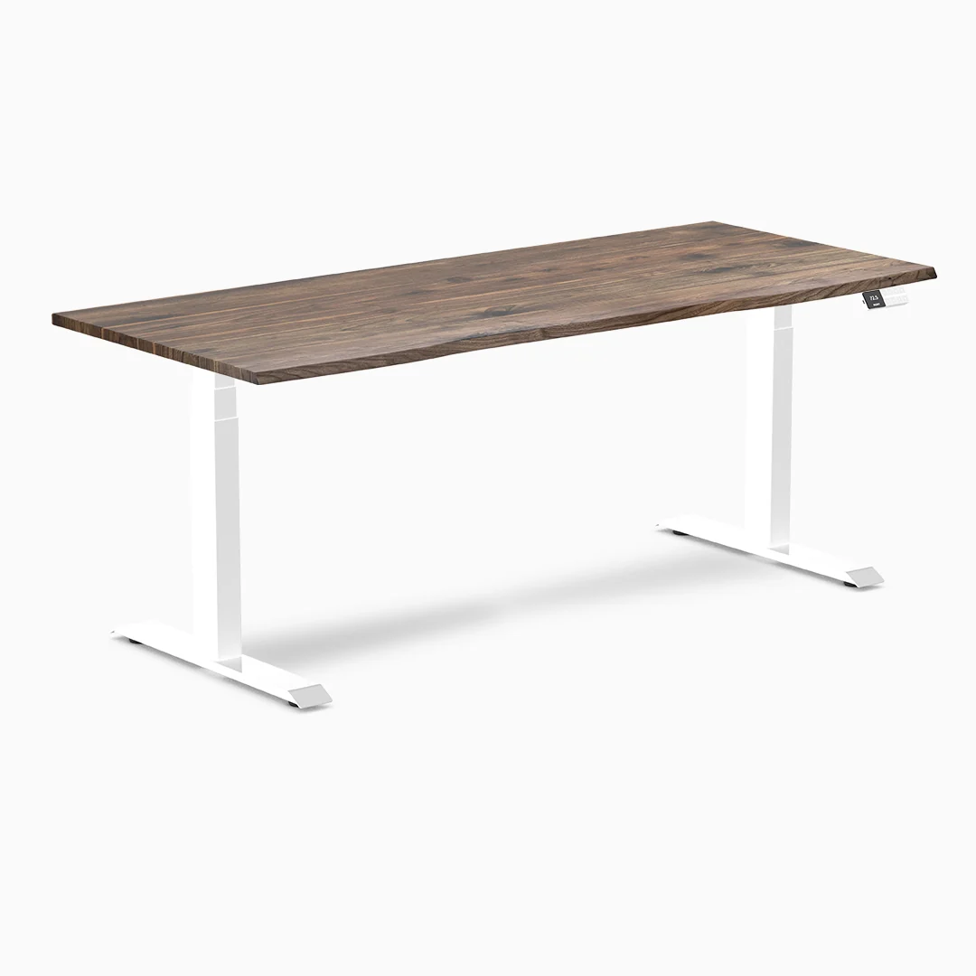 Almost Perfect Desky Dual Hardwood Sit Stand Desk - Image 81