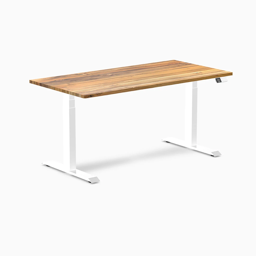 Almost Perfect Desky Dual Hardwood Sit Stand Desk - Image 90