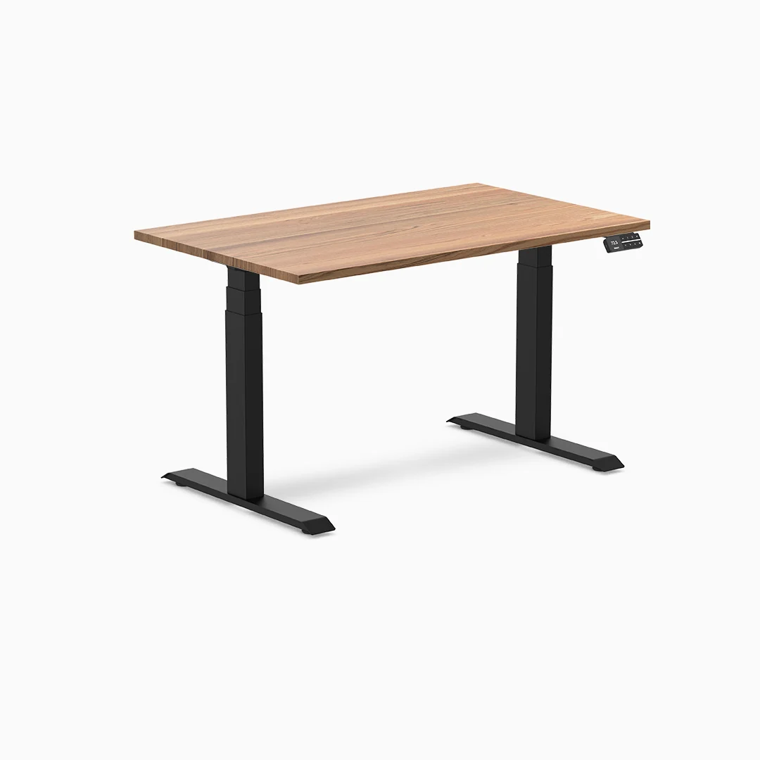Almost Perfect Desky Dual Hardwood Sit Stand Desk - Image 98