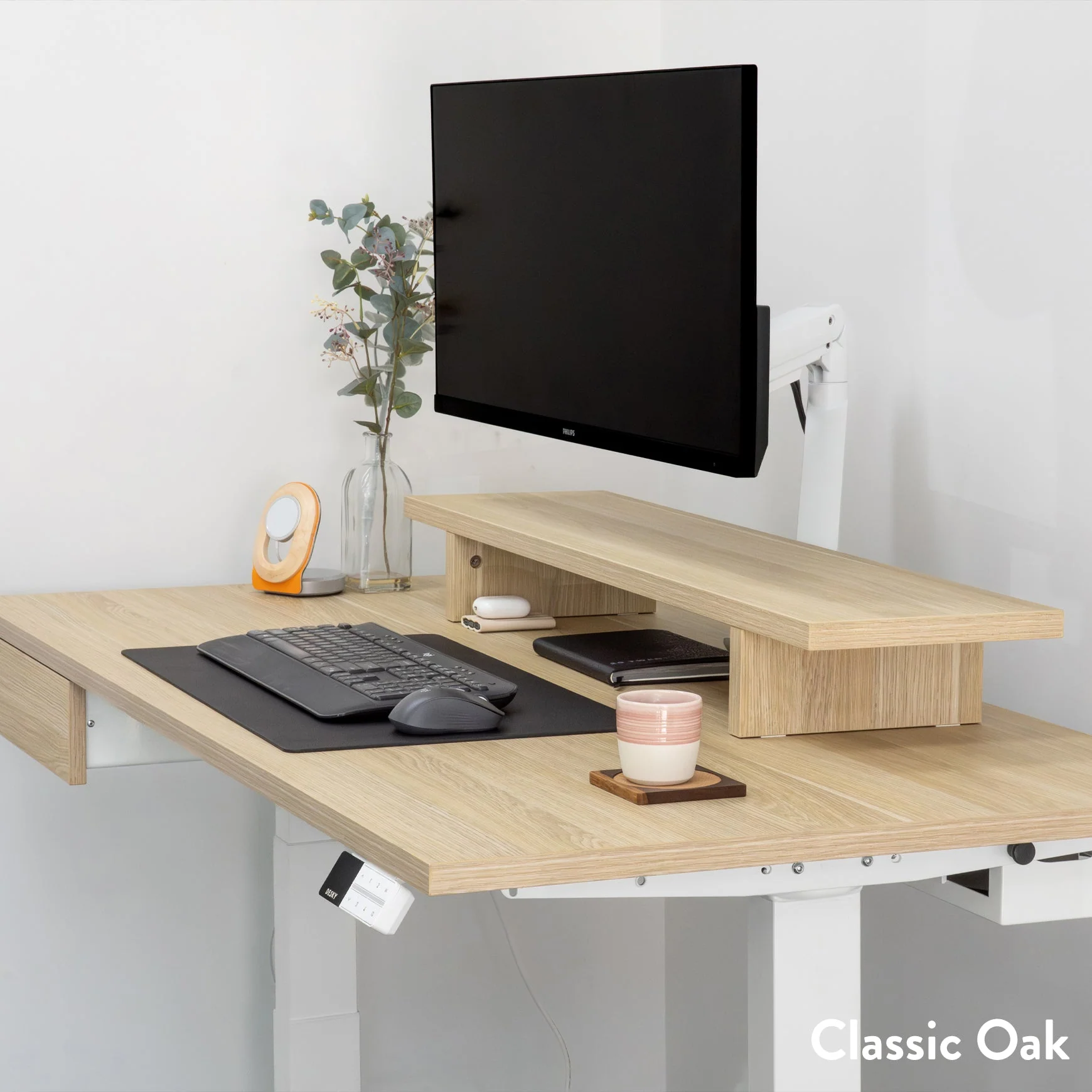 Almost Perfect Desky Dual Melamine Sit Stand Desk - Image 15