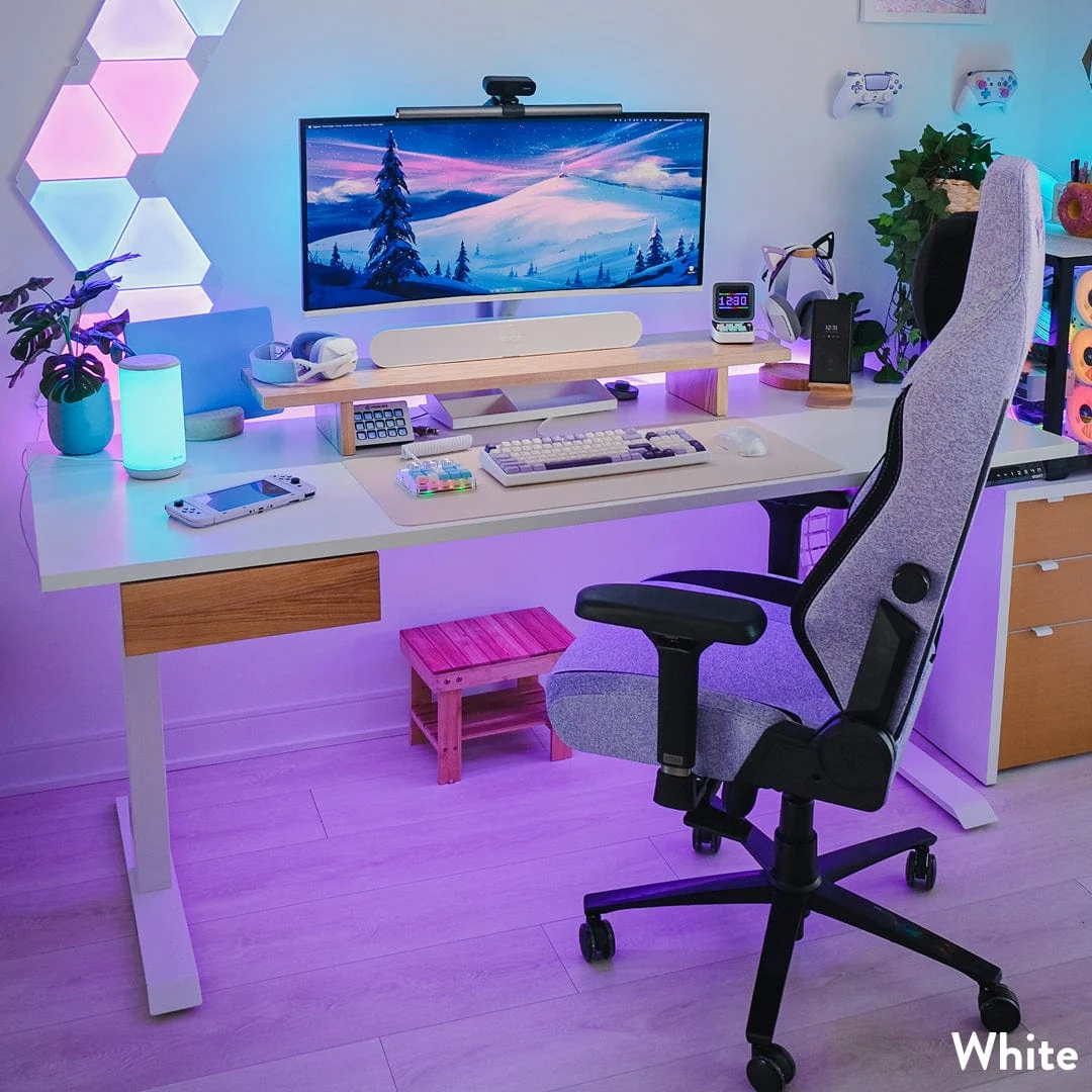 Almost Perfect Desky Dual Melamine Sit Stand Desk - Image 19
