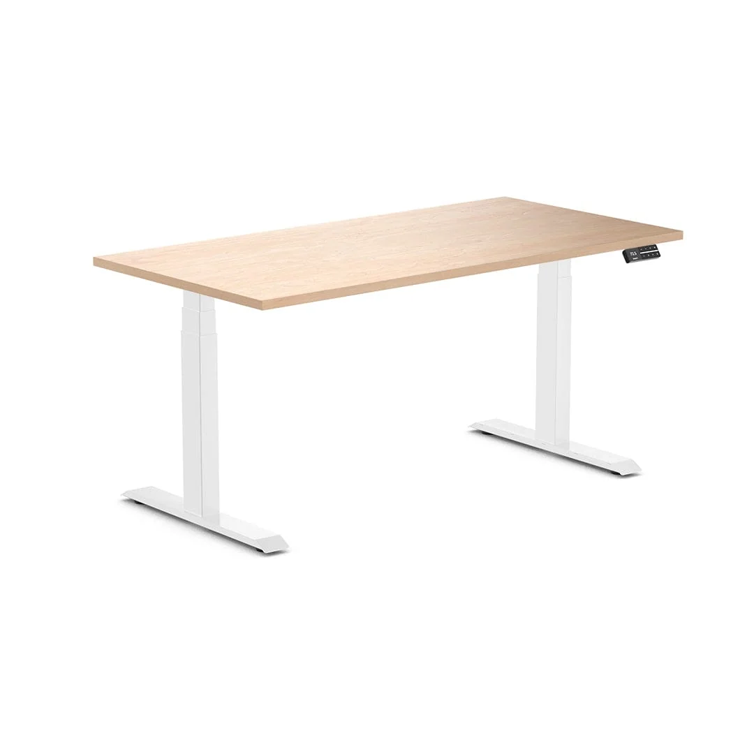Almost Perfect Desky Dual Melamine Sit Stand Desk - Image 24