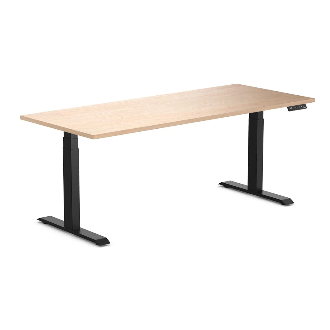 Almost Perfect Desky Dual Melamine Sit Stand Desk - Image 26