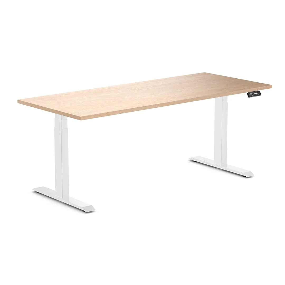Almost Perfect Desky Dual Melamine Sit Stand Desk - Image 27