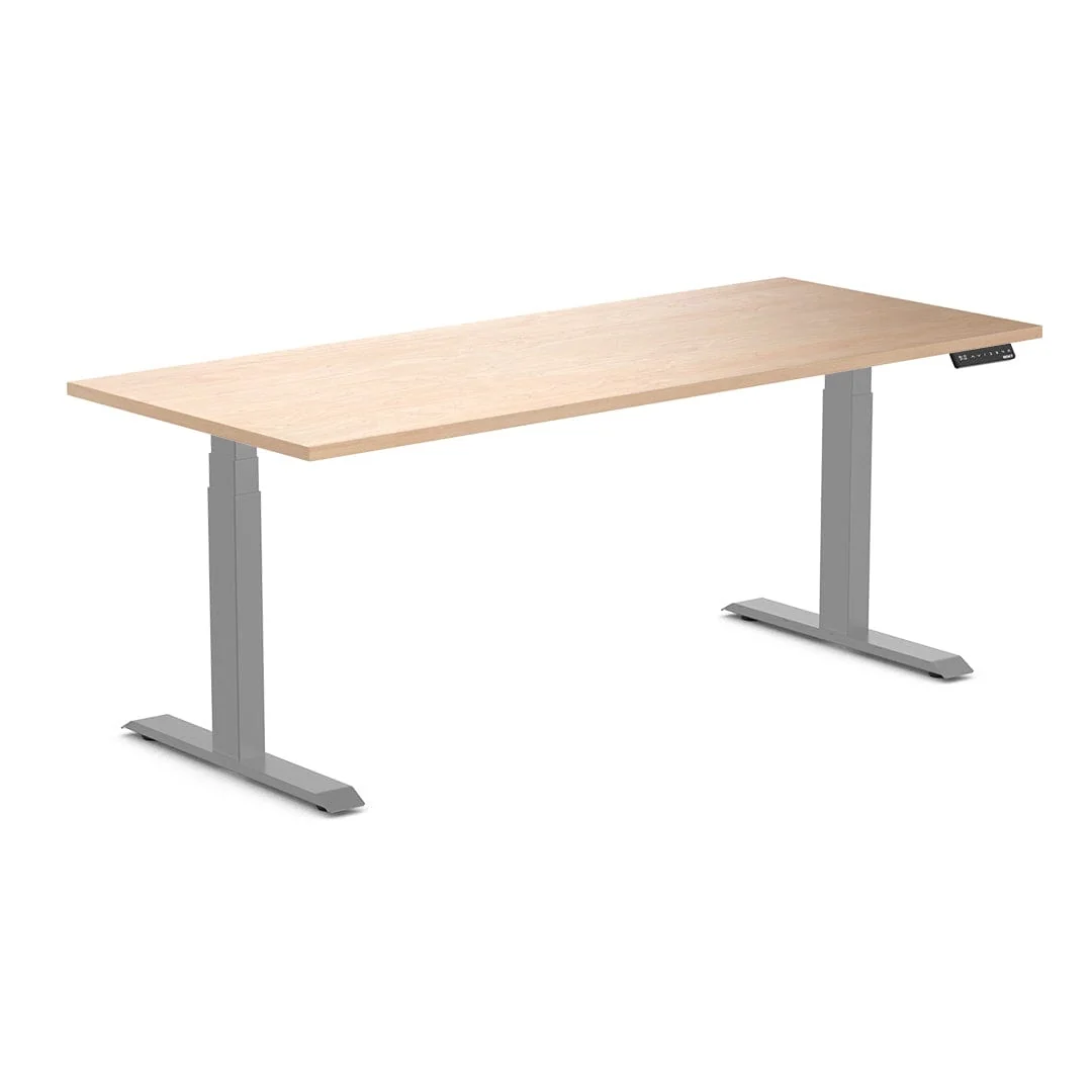 Almost Perfect Desky Dual Melamine Sit Stand Desk - Image 28
