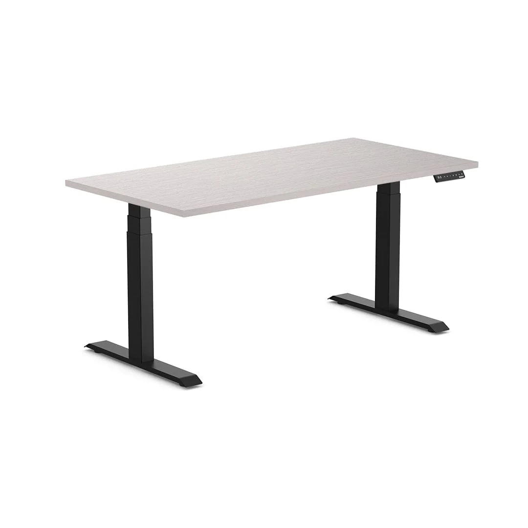 Almost Perfect Desky Dual Melamine Sit Stand Desk - Image 32