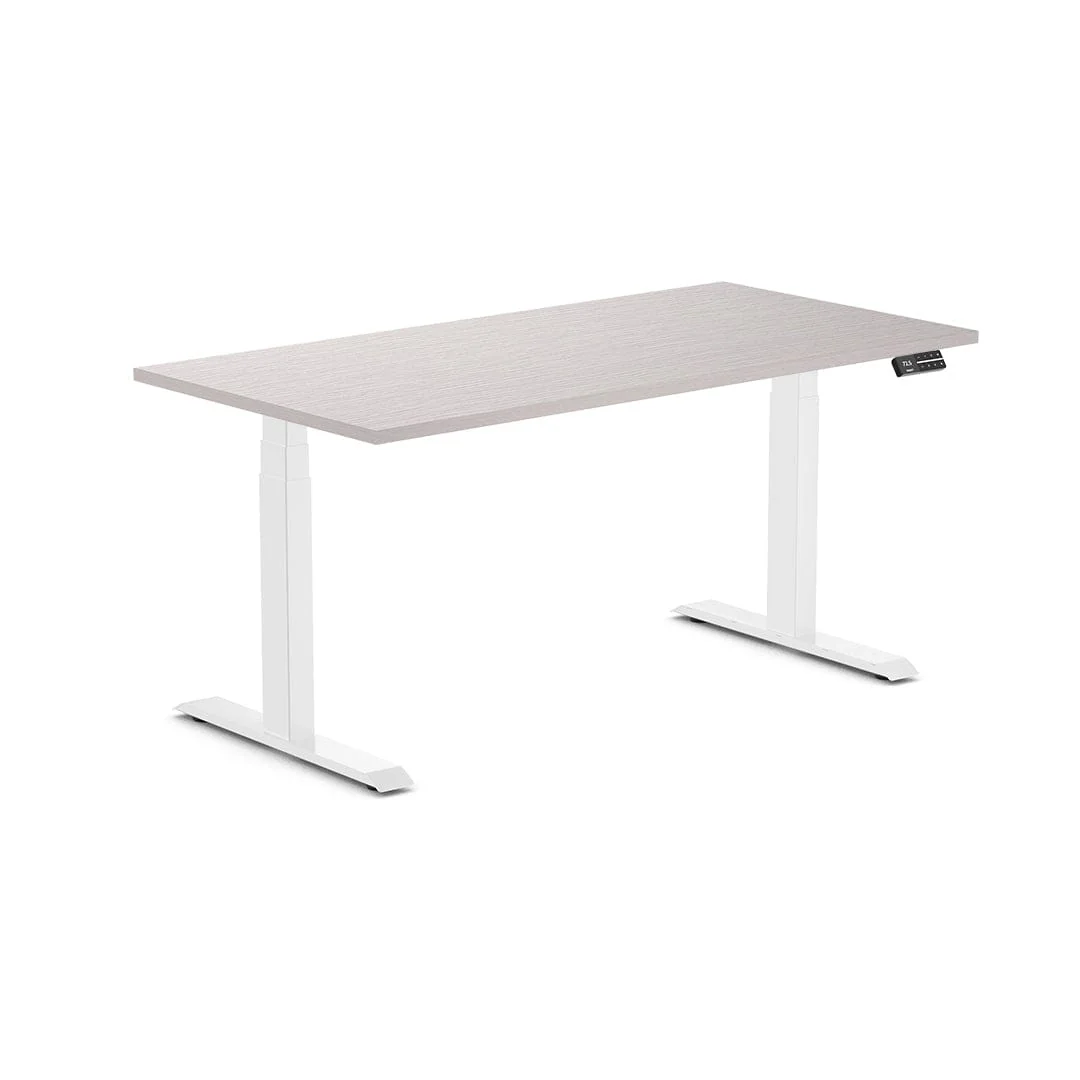 Almost Perfect Desky Dual Melamine Sit Stand Desk - Image 33