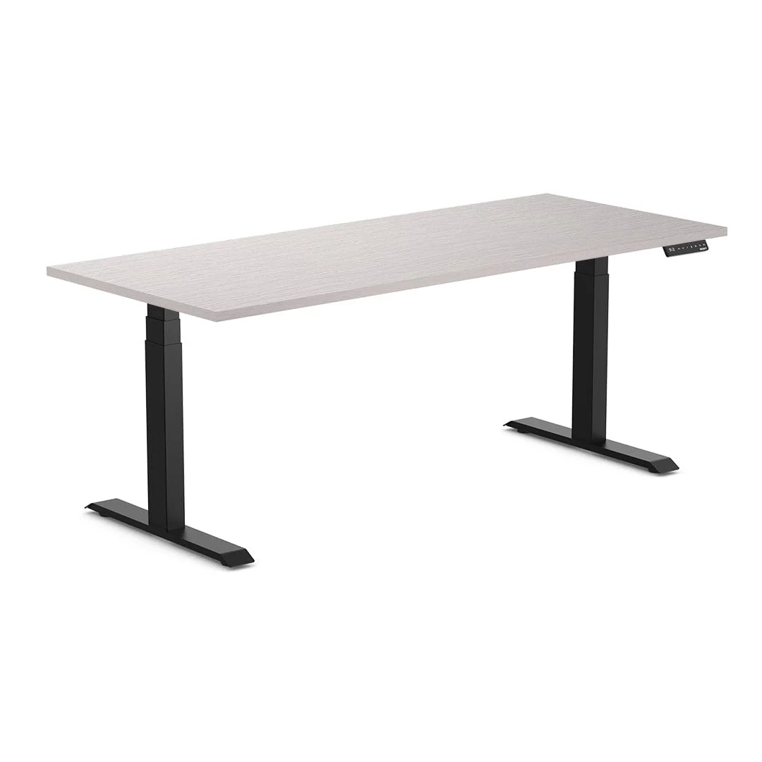 Almost Perfect Desky Dual Melamine Sit Stand Desk - Image 35