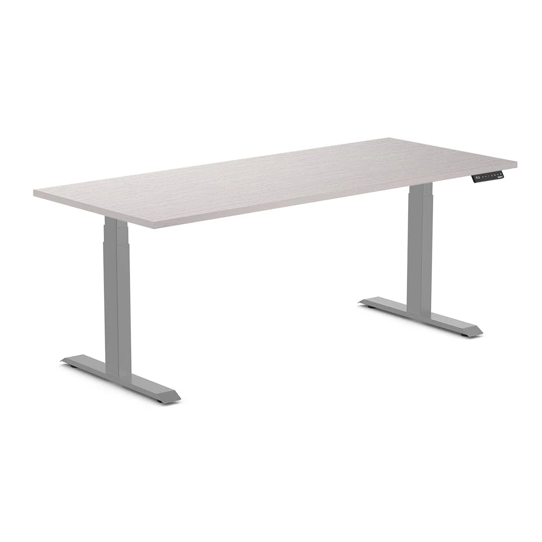 Almost Perfect Desky Dual Melamine Sit Stand Desk - Image 37