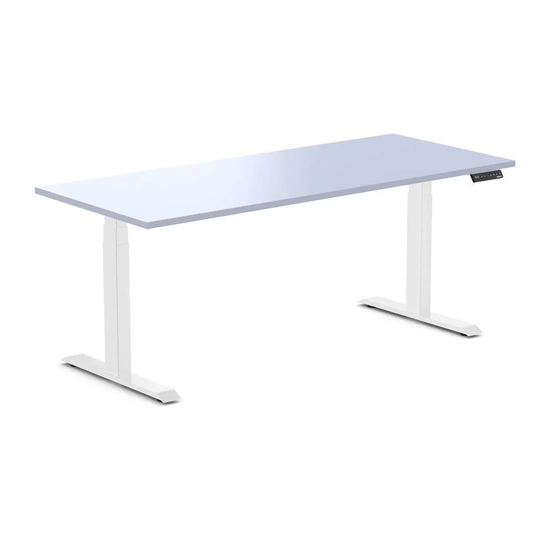 Almost Perfect Desky Dual Melamine Sit Stand Desk - Image 45