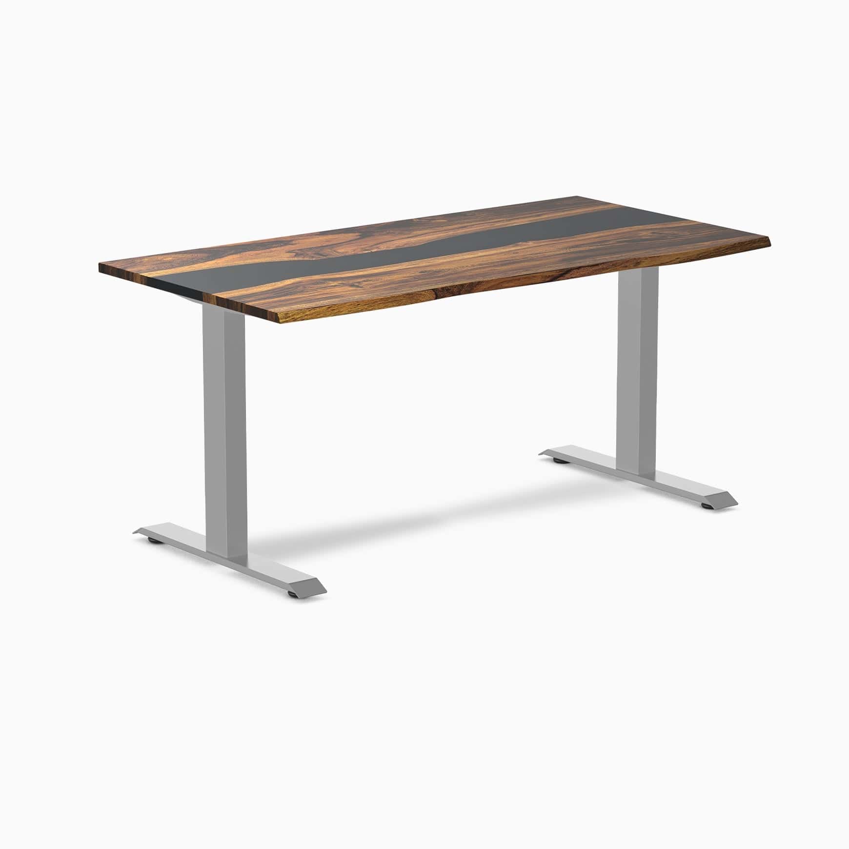 Almost Perfect Desky Dual Resin Hardwood Sit Stand Desk - Image 14