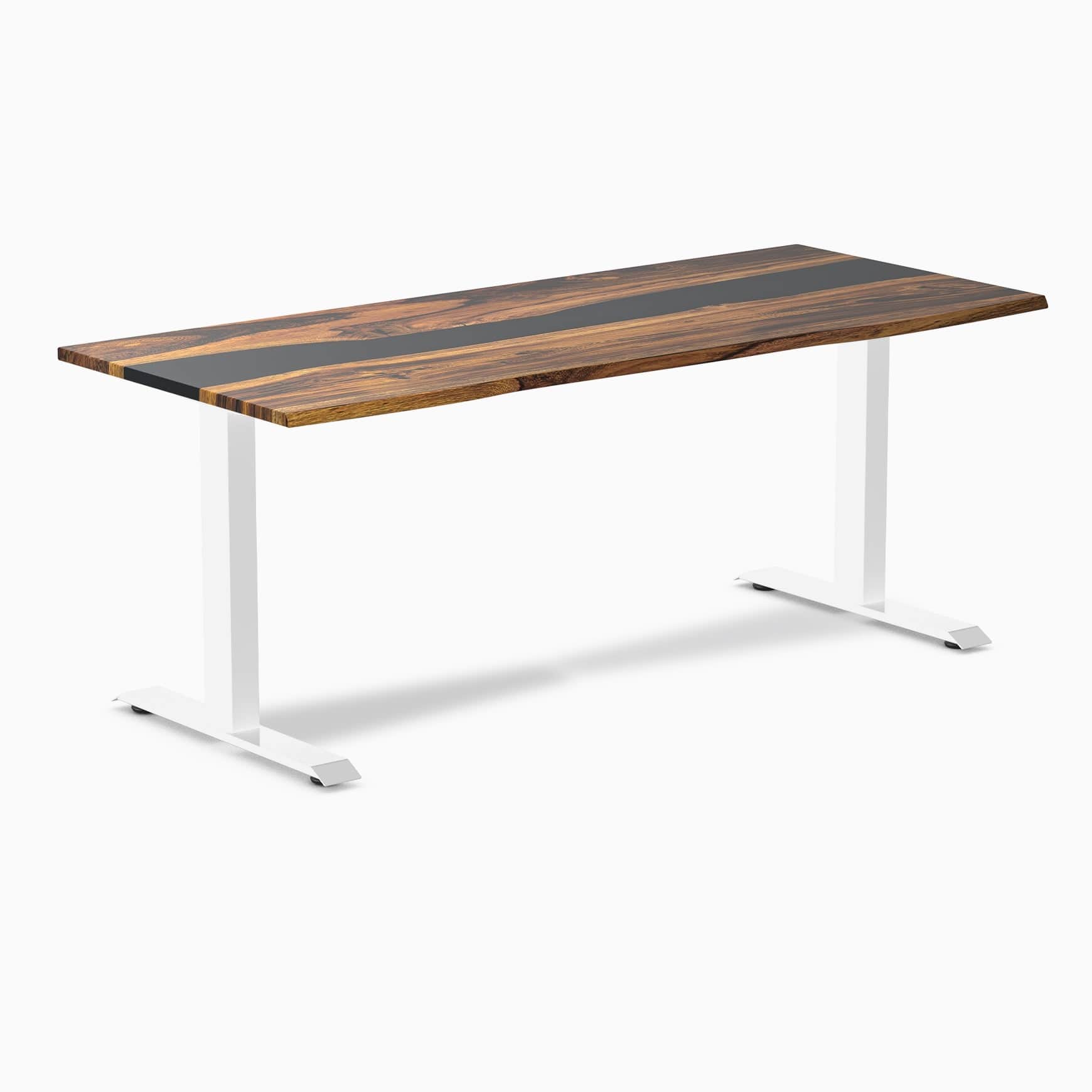 Almost Perfect Desky Dual Resin Hardwood Sit Stand Desk - Image 16