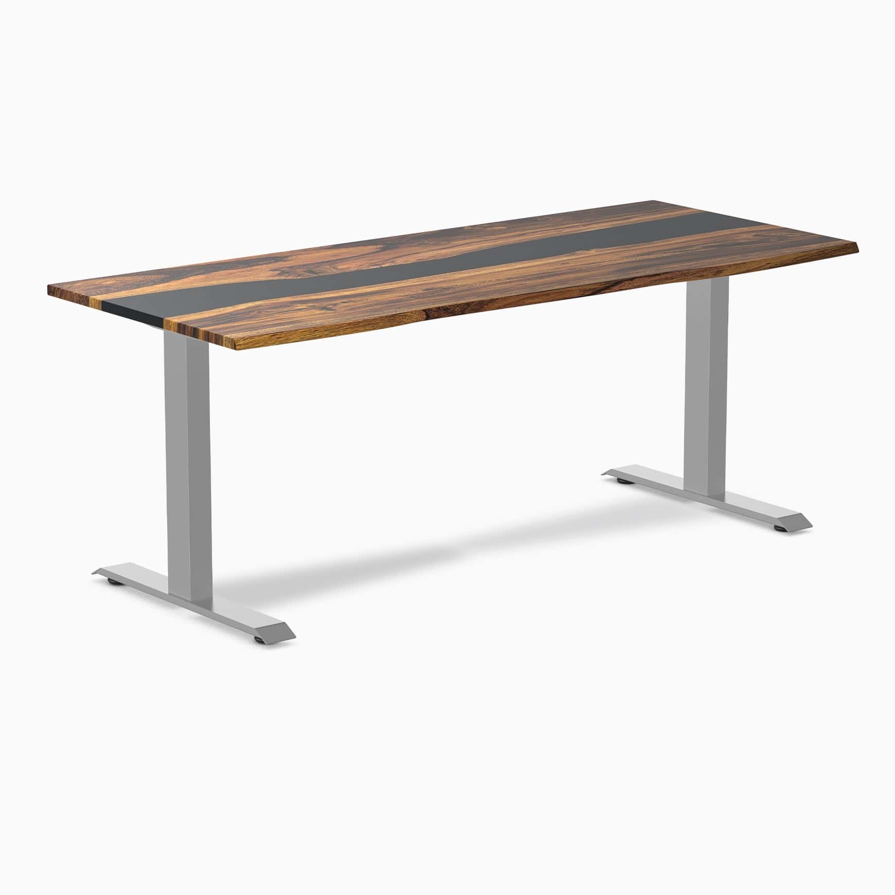 Almost Perfect Desky Dual Resin Hardwood Sit Stand Desk - Image 17