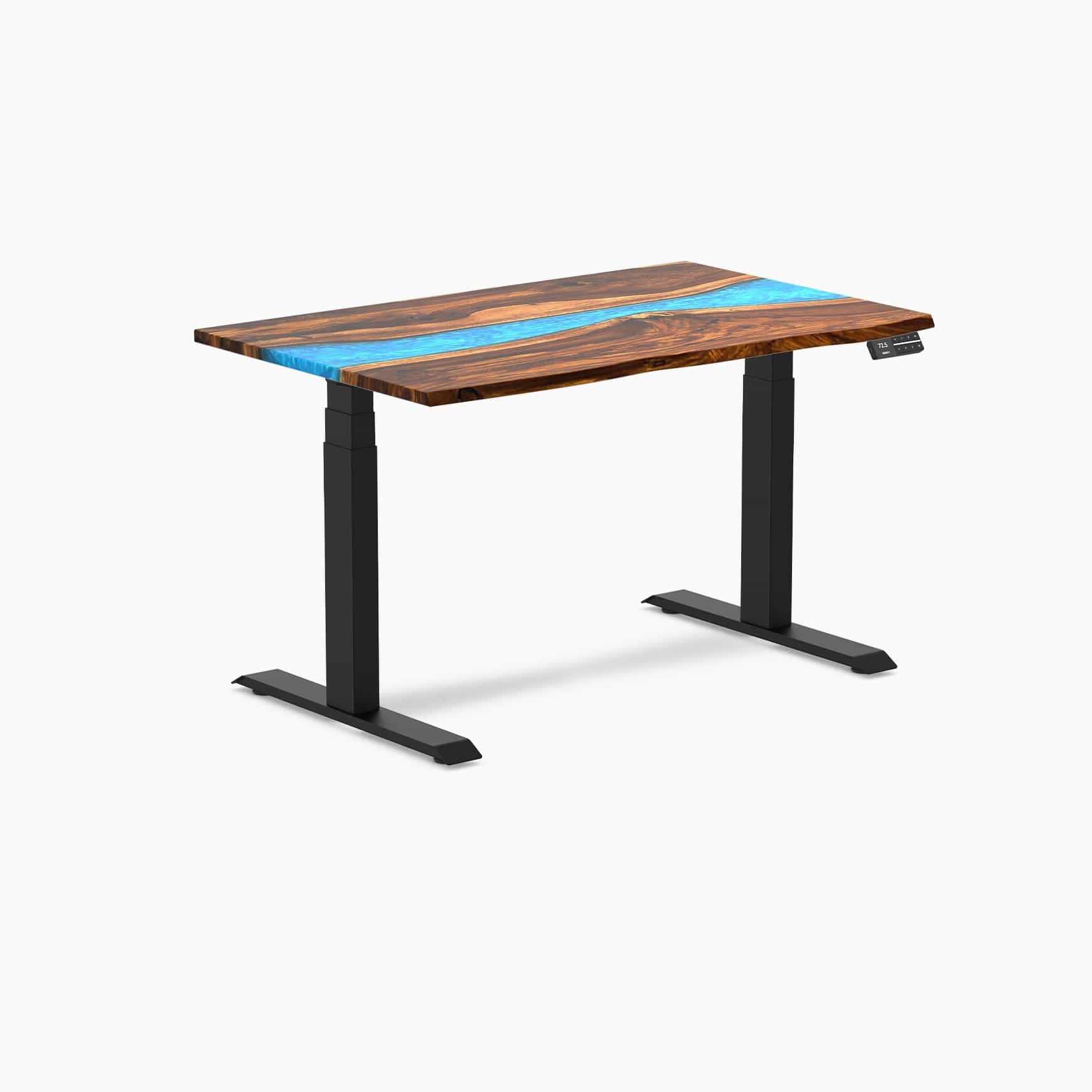 Almost Perfect Desky Dual Resin Hardwood Sit Stand Desk - Image 57