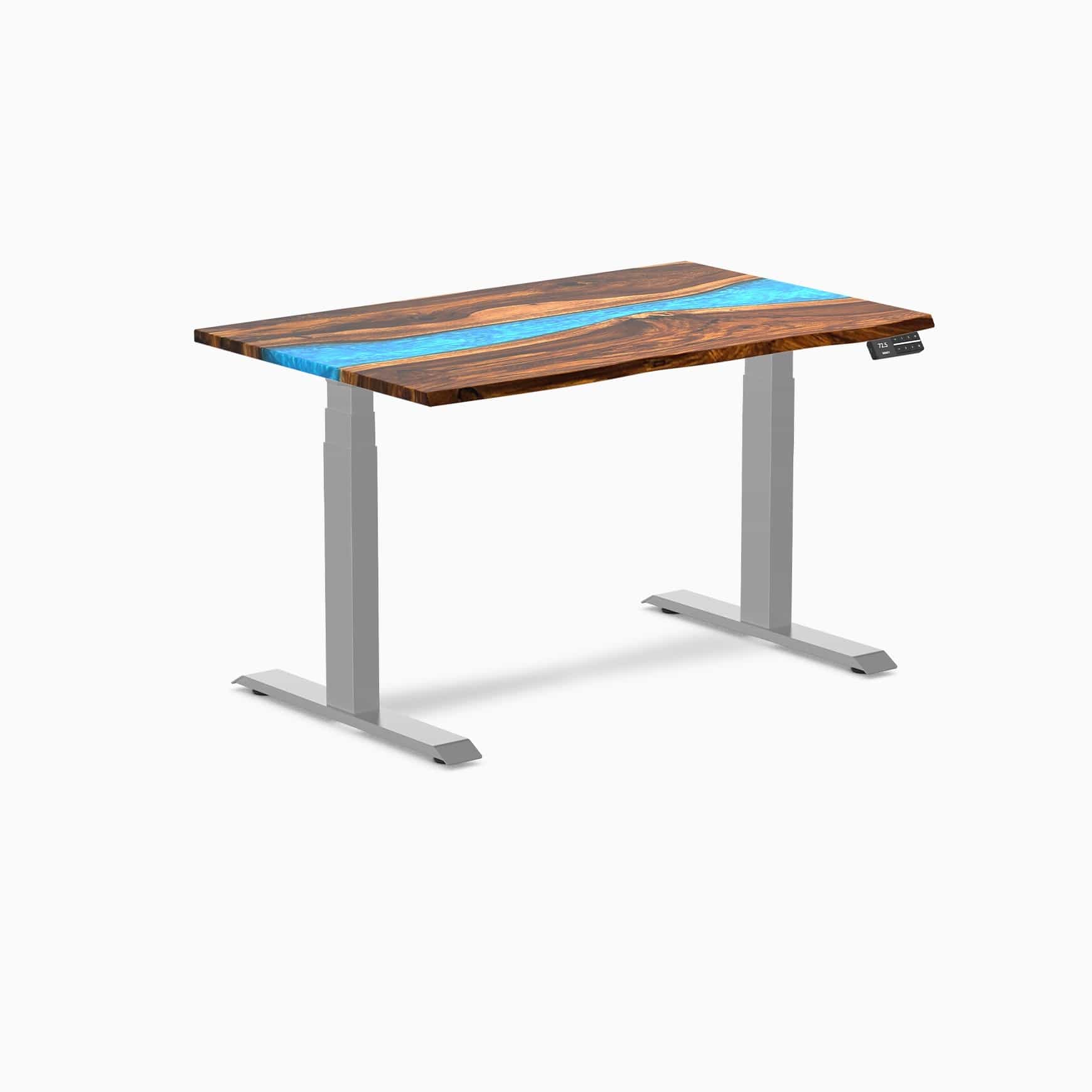 Almost Perfect Desky Dual Resin Hardwood Sit Stand Desk - Image 59