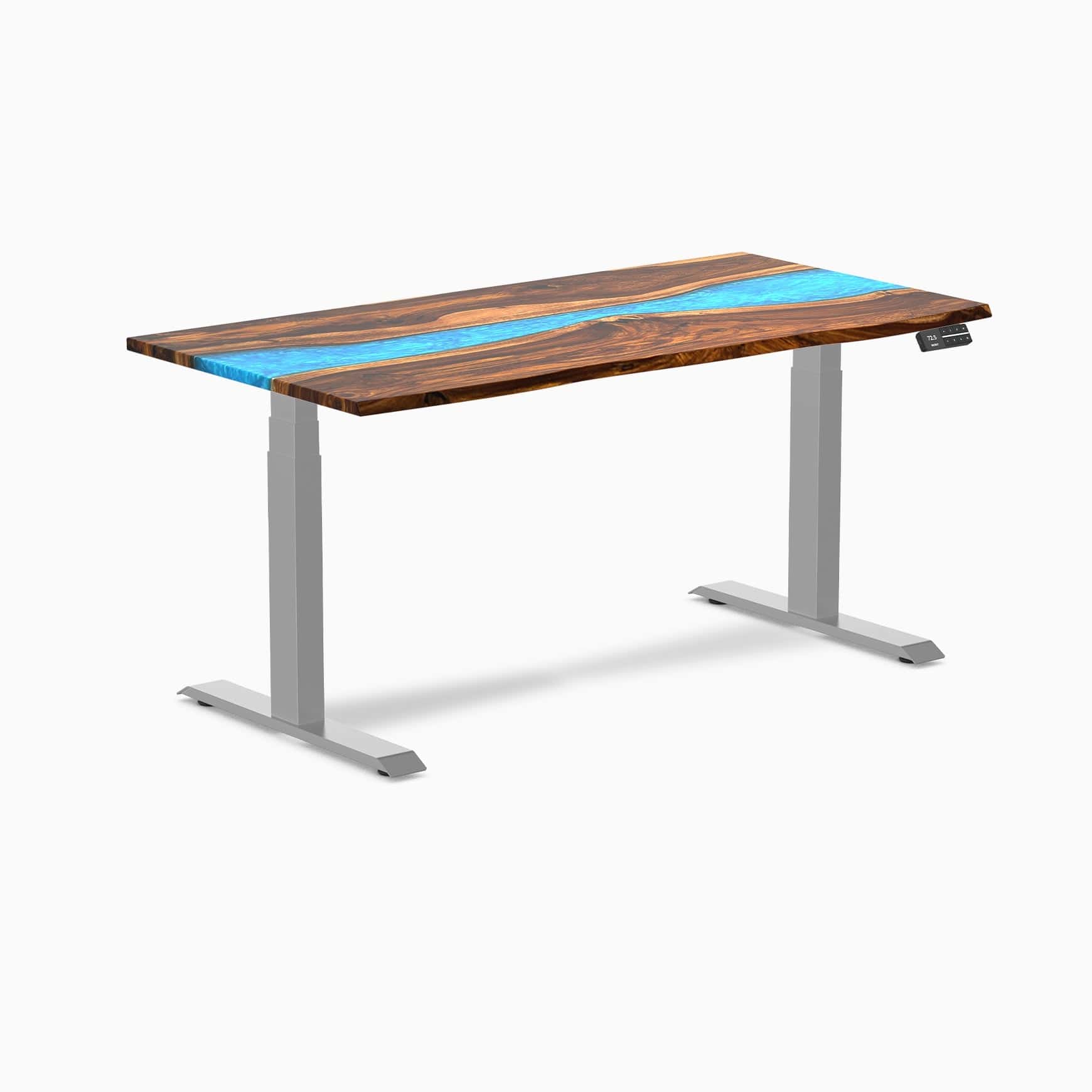 Almost Perfect Desky Dual Resin Hardwood Sit Stand Desk - Image 62