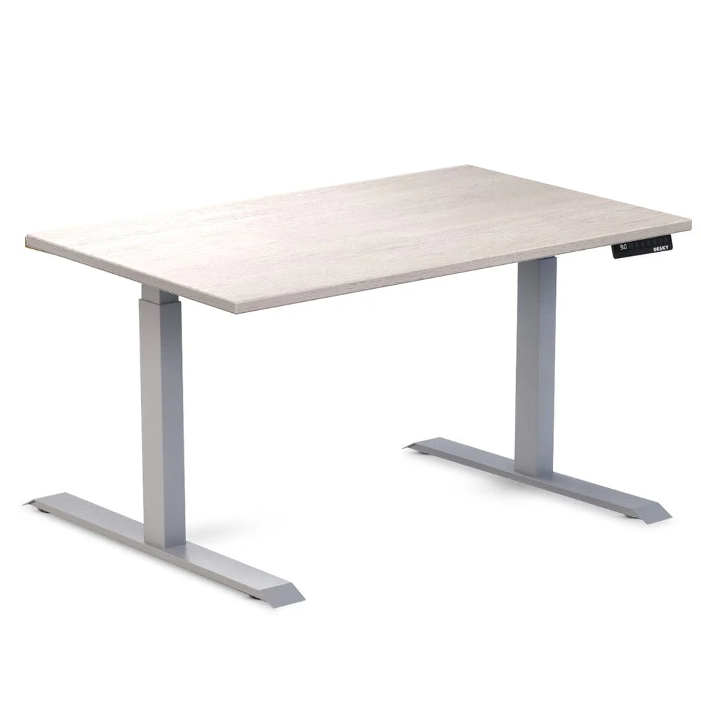 Almost Perfect Desky Dual Rubberwood Sit Stand Desk - Image 14