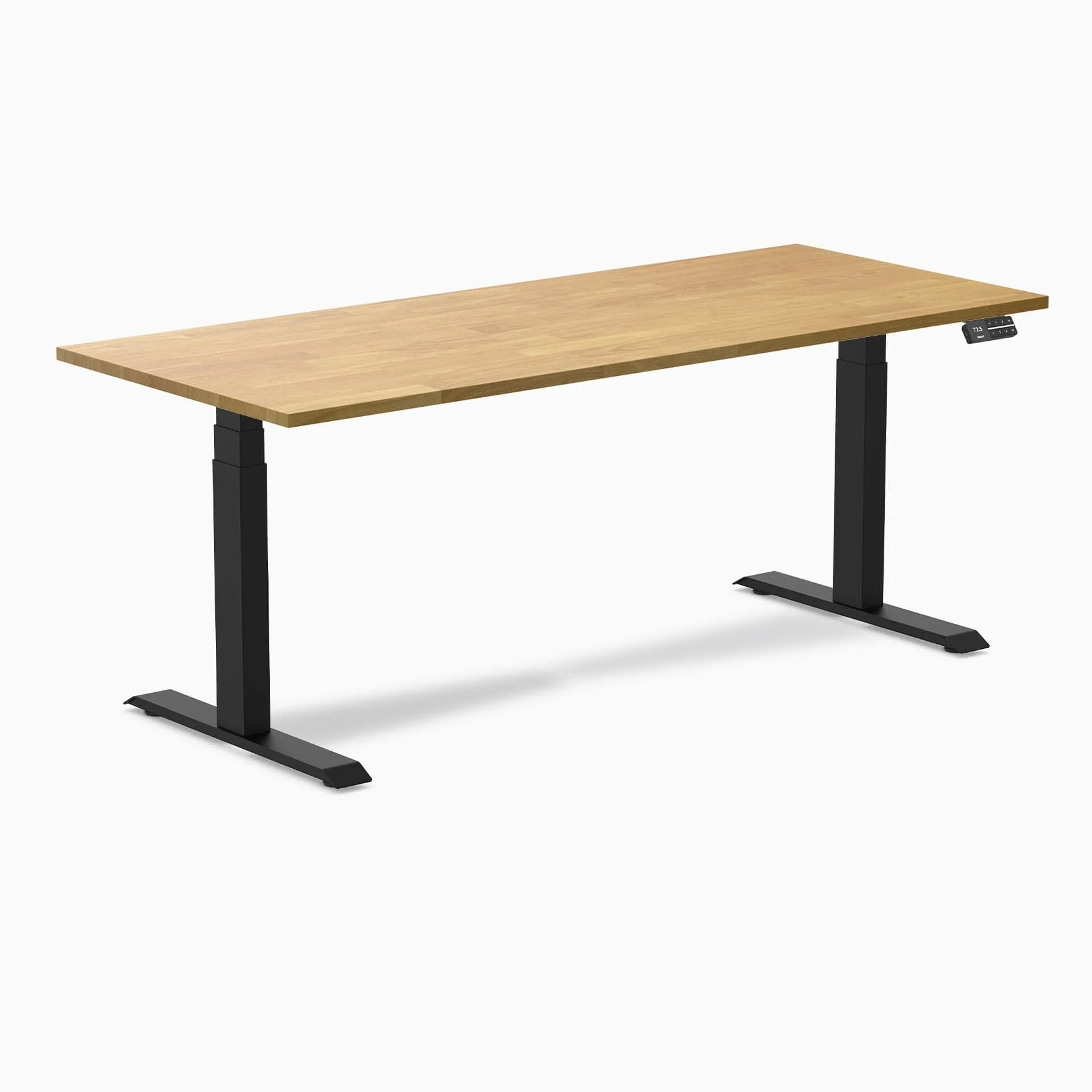 Almost Perfect Desky Dual Rubberwood Sit Stand Desk - Image 32