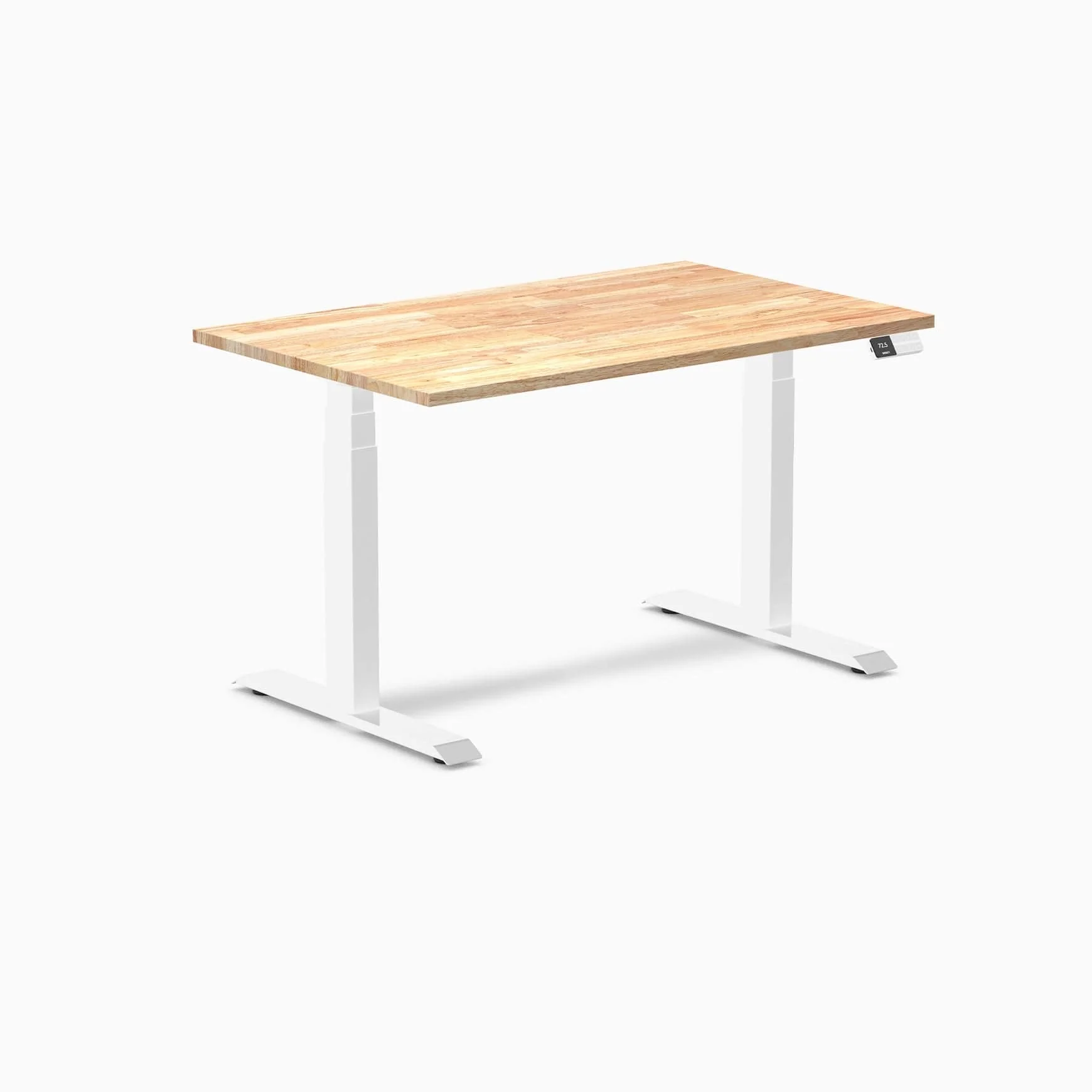 Almost Perfect Desky Dual Rubberwood Sit Stand Desk - Image 39