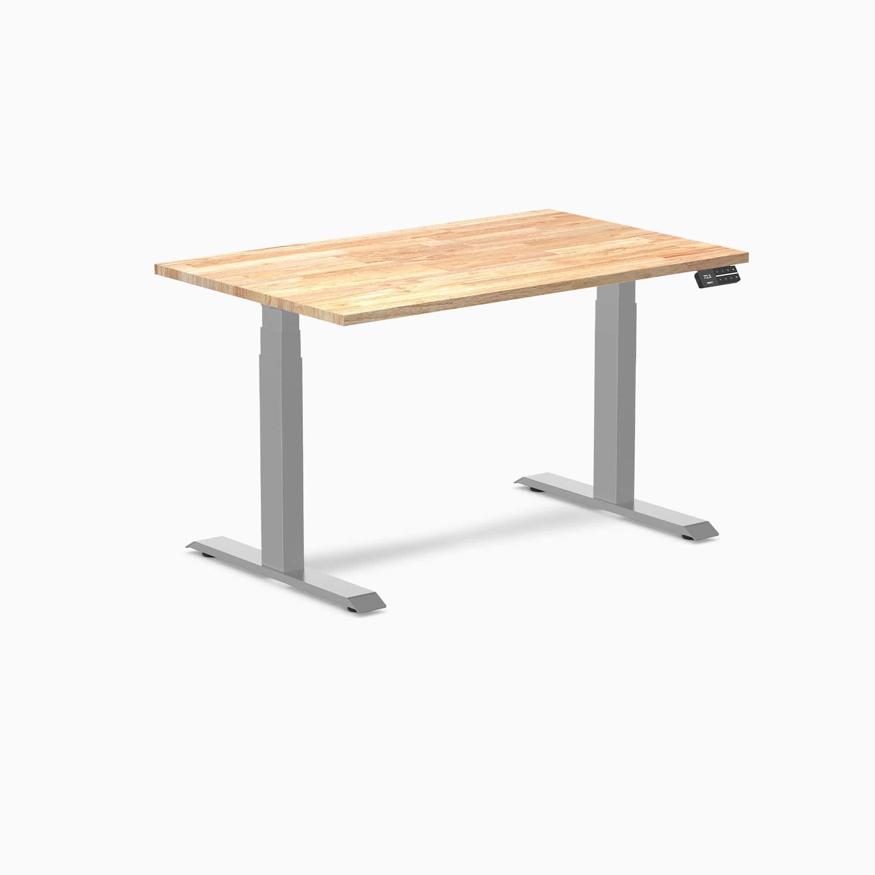 Almost Perfect Desky Dual Rubberwood Sit Stand Desk - Image 40
