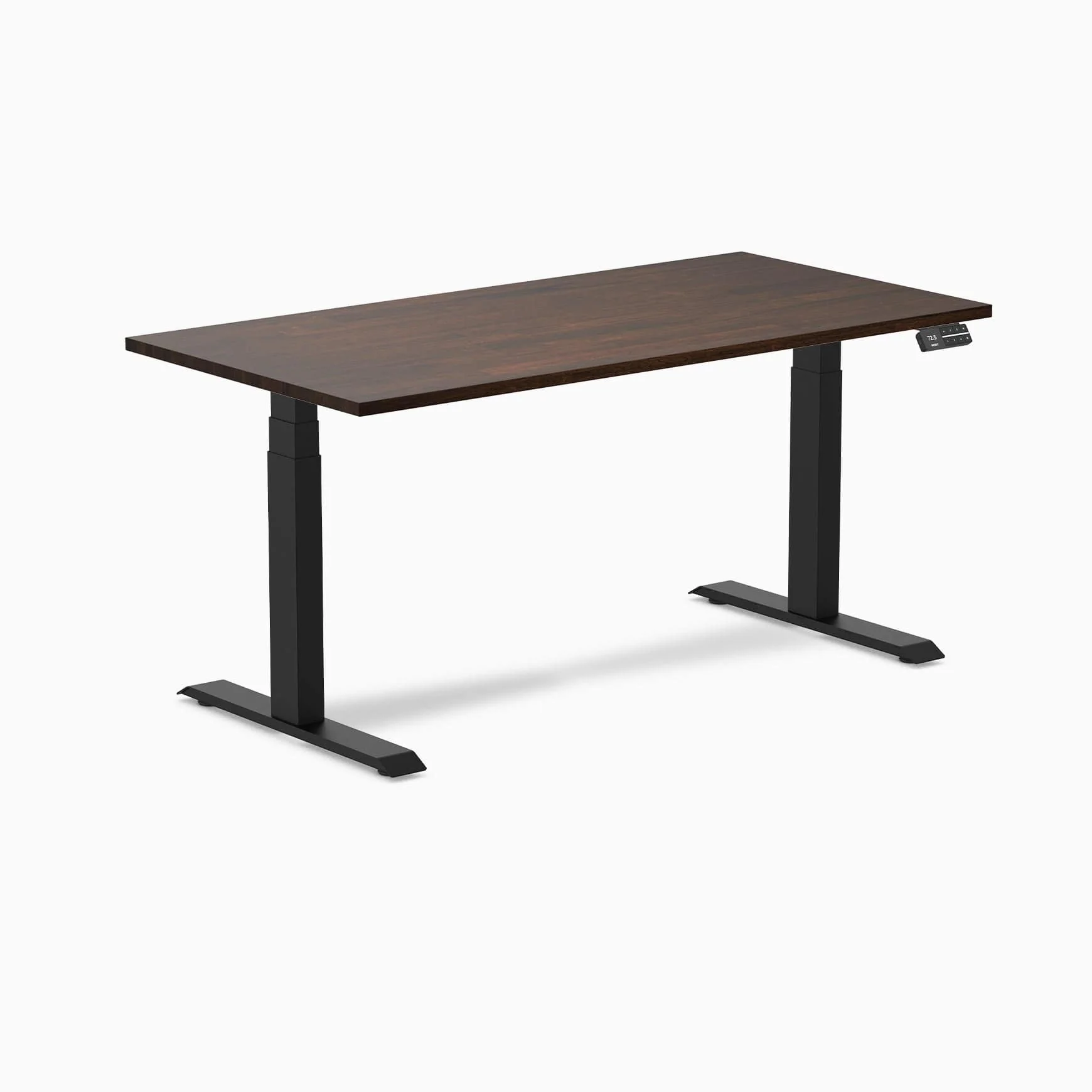 Almost Perfect Desky Dual Rubberwood Sit Stand Desk - Image 53