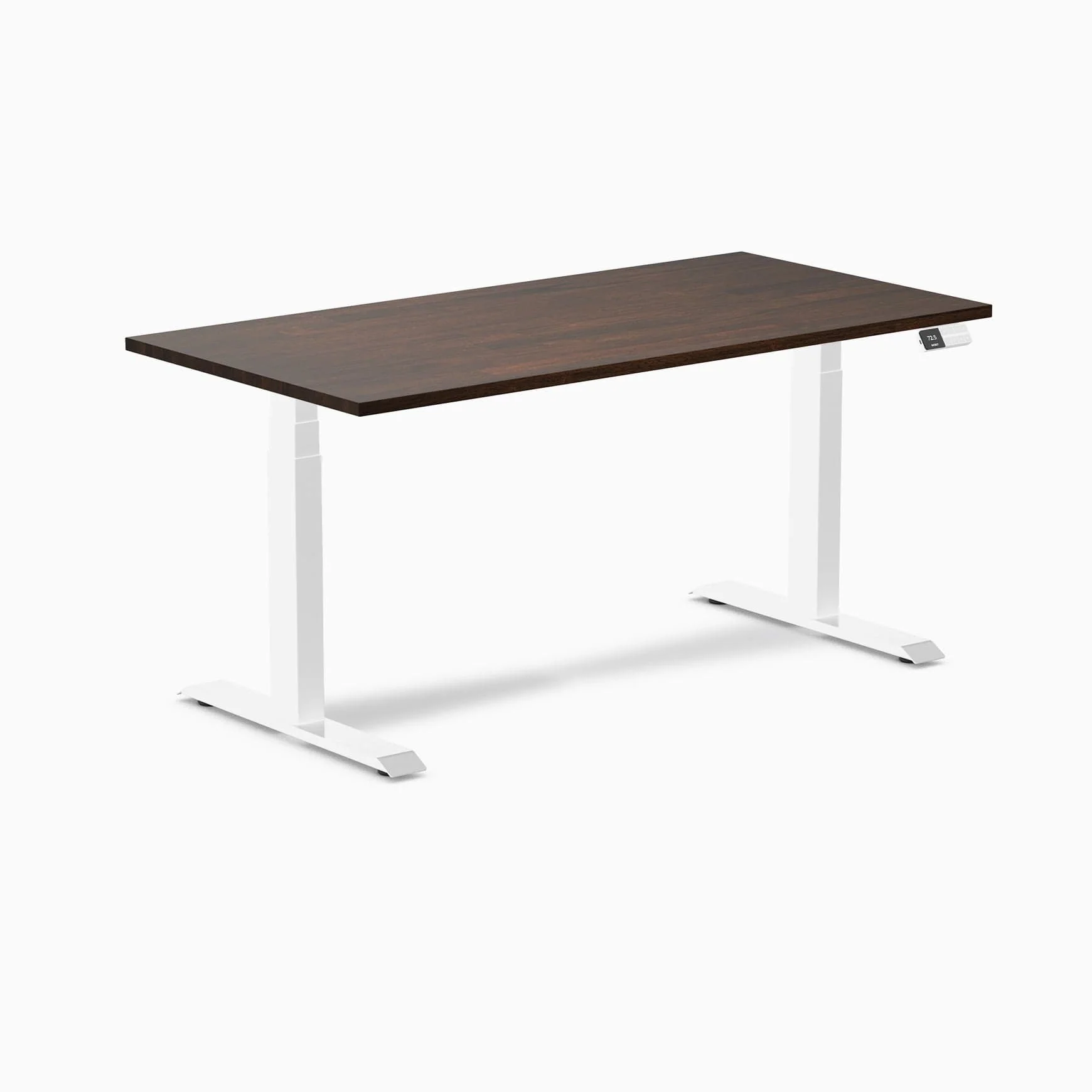 Almost Perfect Desky Dual Rubberwood Sit Stand Desk - Image 54